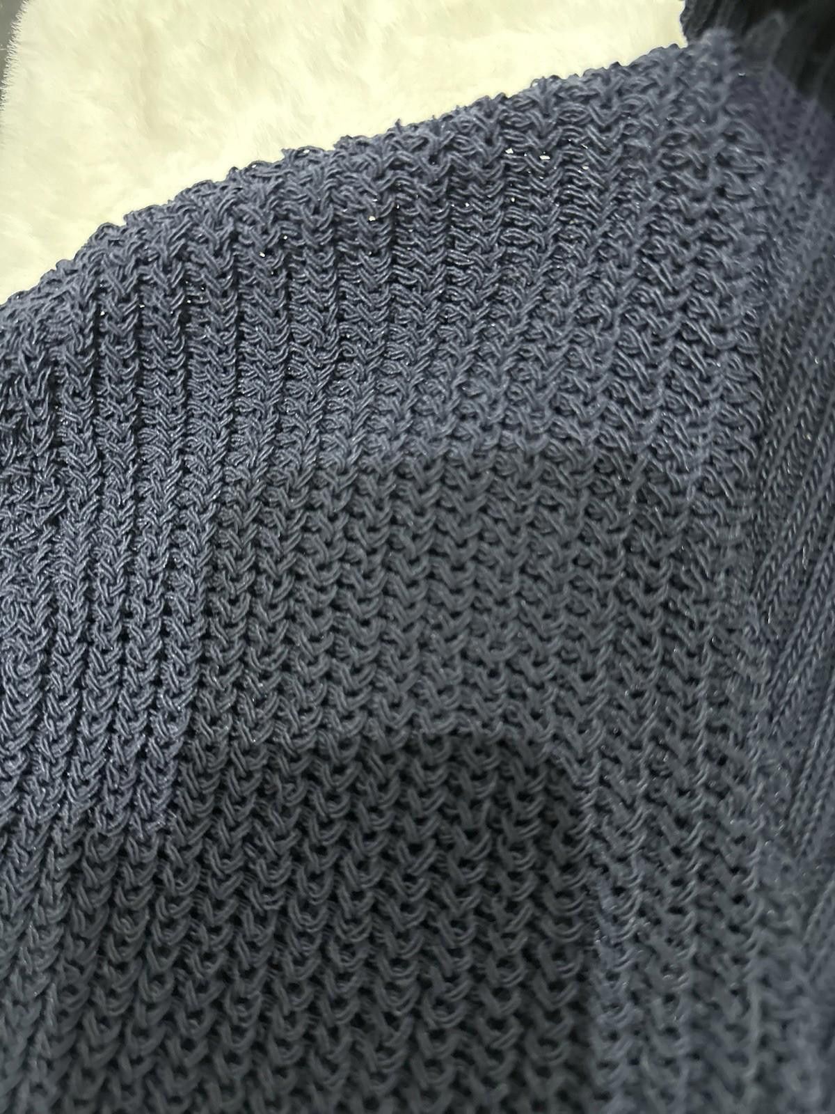 Zara Navy Quaterzip Jumper Size M / US 6-8 / IT 42-44 - 3 Thumbnail