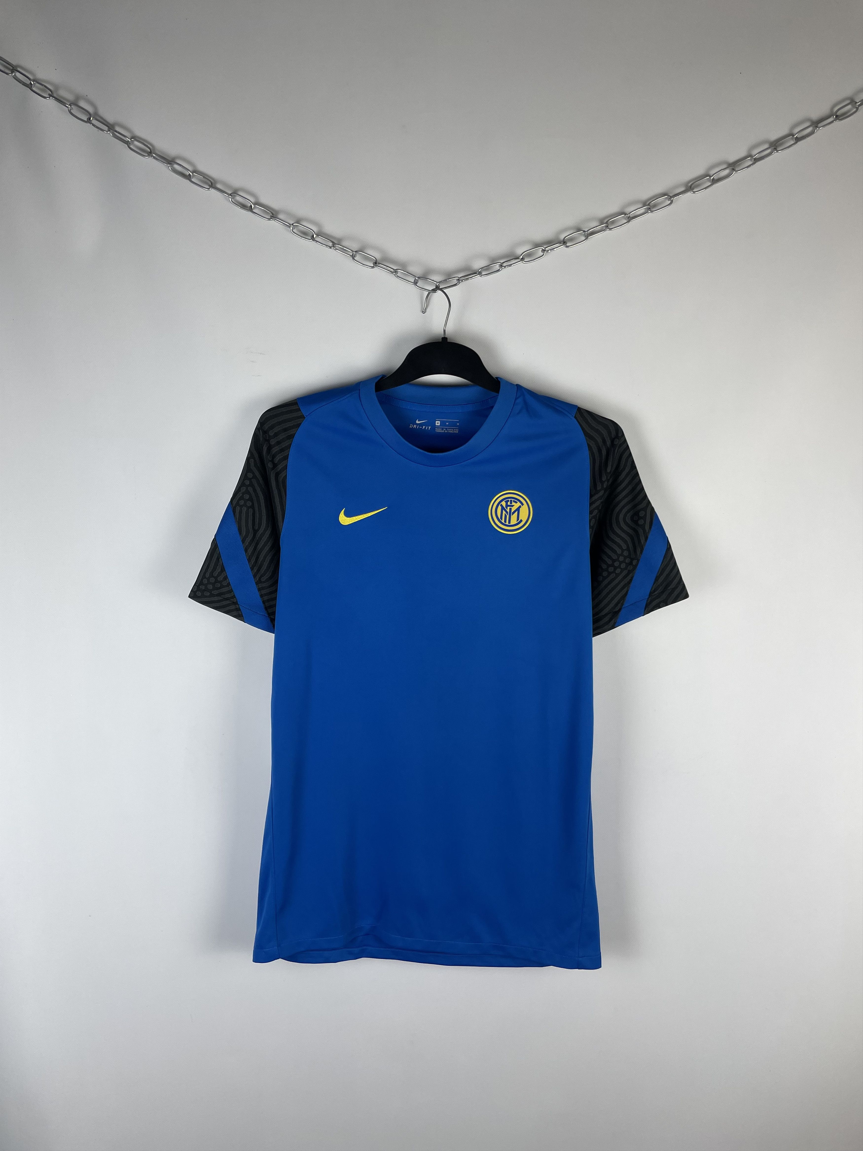 Nike × Vintage NIKE INTER MILAN SOCCER JERSEY BLOCKCORE TEE Size US M / EU 48-50 / 2 - 1 Thumbnail