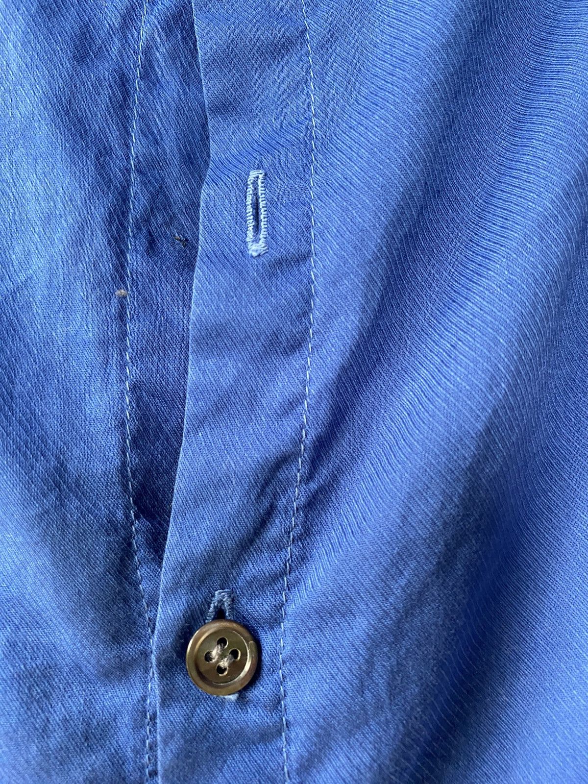 Issey Miyake Plantation blue blouse Size M / US 6-8 / IT 42-44 - 5 Thumbnail