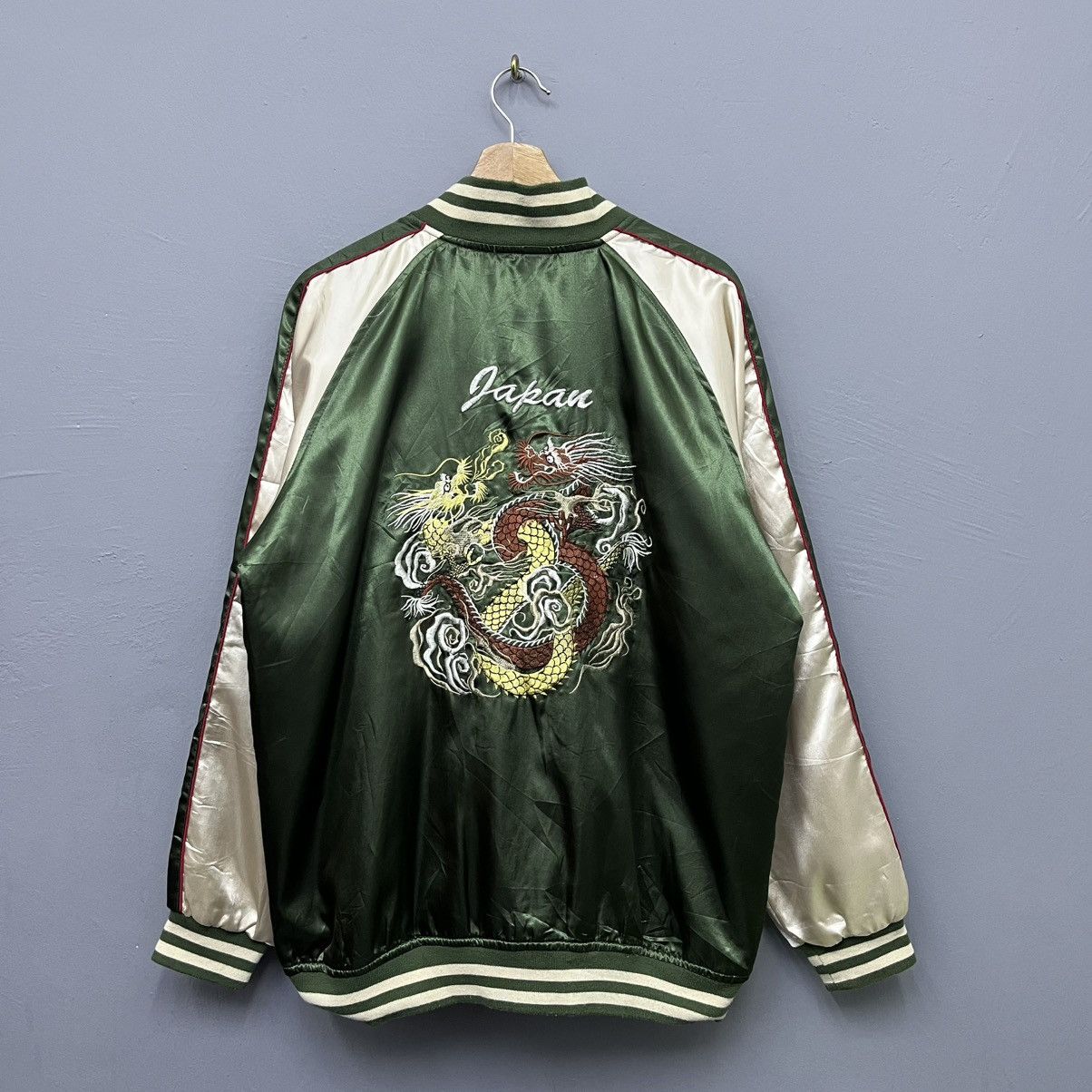 Vintage Vintage Sukajan Japan Dragon Souvenir Jacket Size US XL / EU 56 / 4 - 2 Thumbnail
