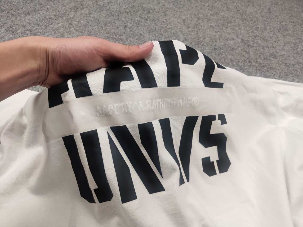 Aape Aape by a Bathing ape Cotton Logo UNVS t shirt Vintage Japan Size US XL / EU 56 / 4 - 11 Thumbnail