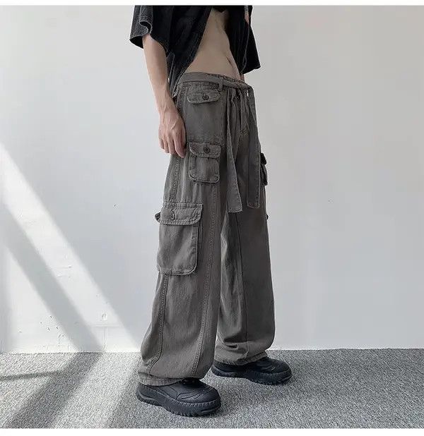 Japanese Brand Rumiko x Hatsu Cargo Baggy Black Pants Size US 32 / EU 48 - 1 Thumbnail