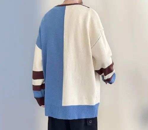 Aran Isles Knitwear New Stylish Futuristic Striped Cardigan Jumper Knitwear Size US S / EU 44-46 / 1 - 4 Thumbnail