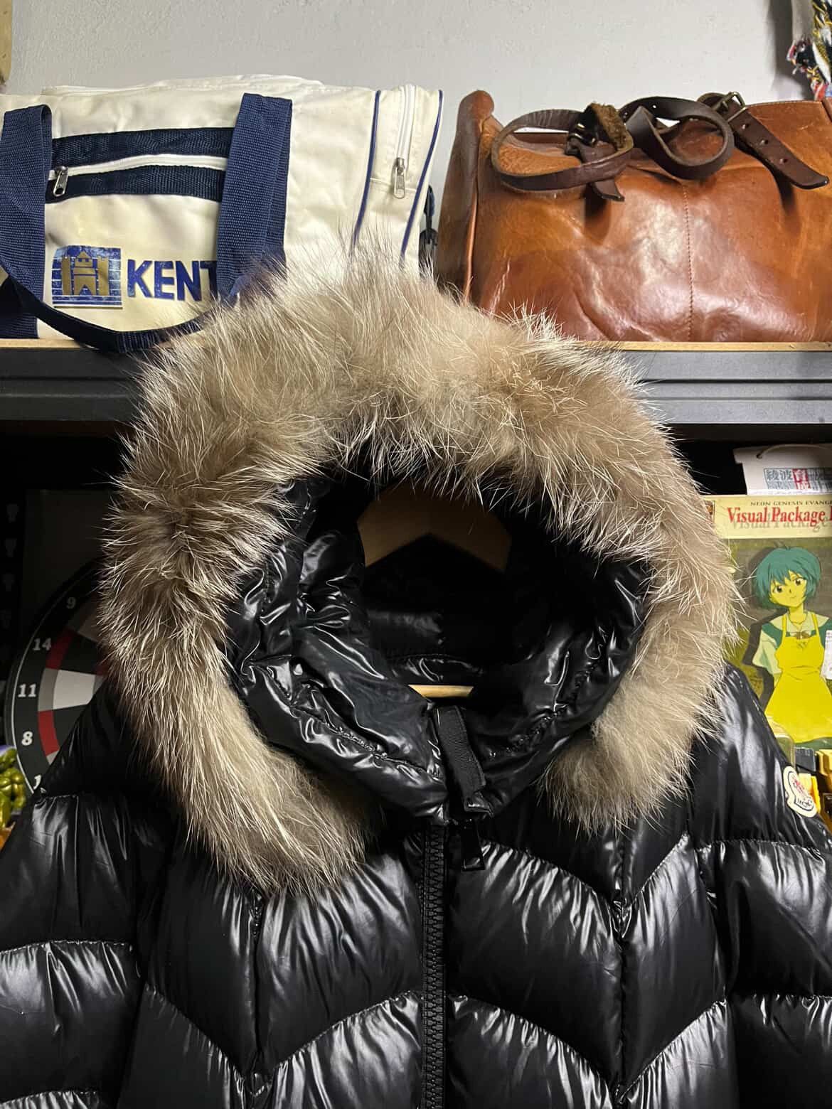Moncler Moncler Long Black Down Coat Fur Hood Glossy Puffer Size US S / EU 44-46 / 1 - 2 Thumbnail