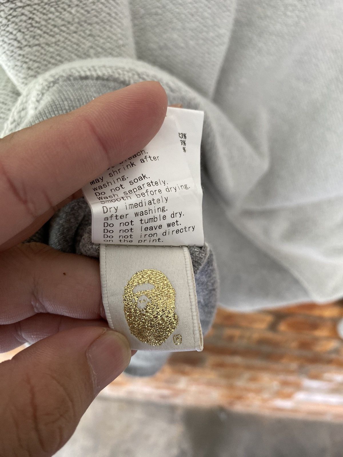 Bape 2008 Bape Loopwheeler inside out sweatshirt Size US L / EU 52-54 / 3 - 14 Thumbnail