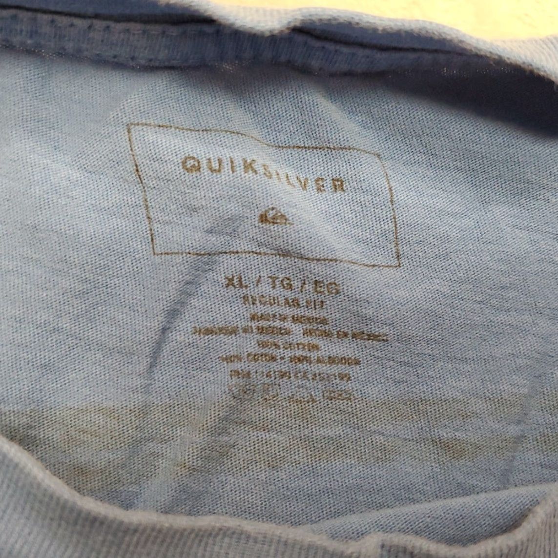 Quiksilver VINTAGE Quiksilver Shirt Men XL Blue Short Sleeve Surf Skate Y2K Tee Retro Crew Size US XL / EU 56 / 4 - 5 Thumbnail
