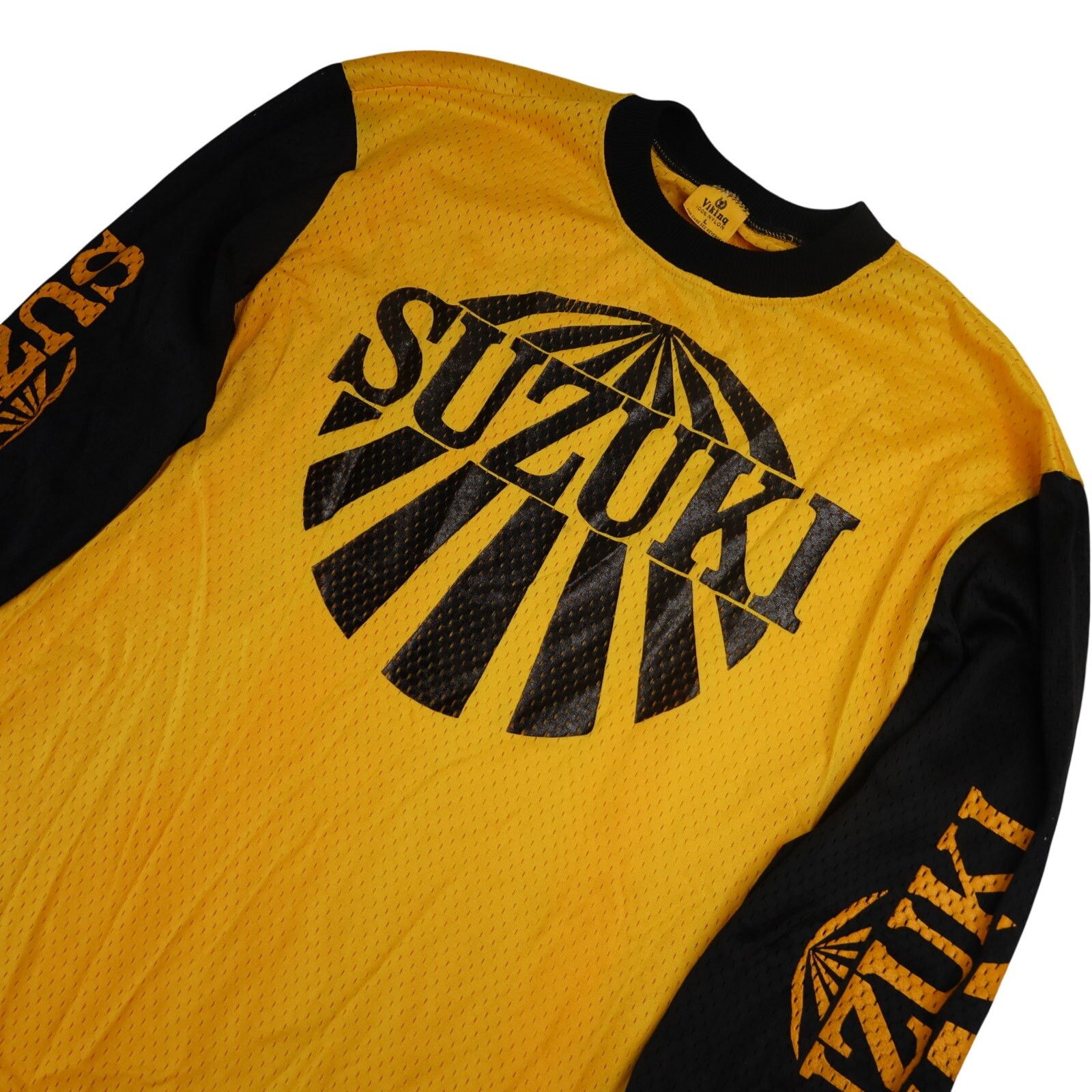 Vintage True Vintage 70s Viking Suzuki Motocross Dirt Bike Jersey Size US L / EU 52-54 / 3 - 2 Thumbnail