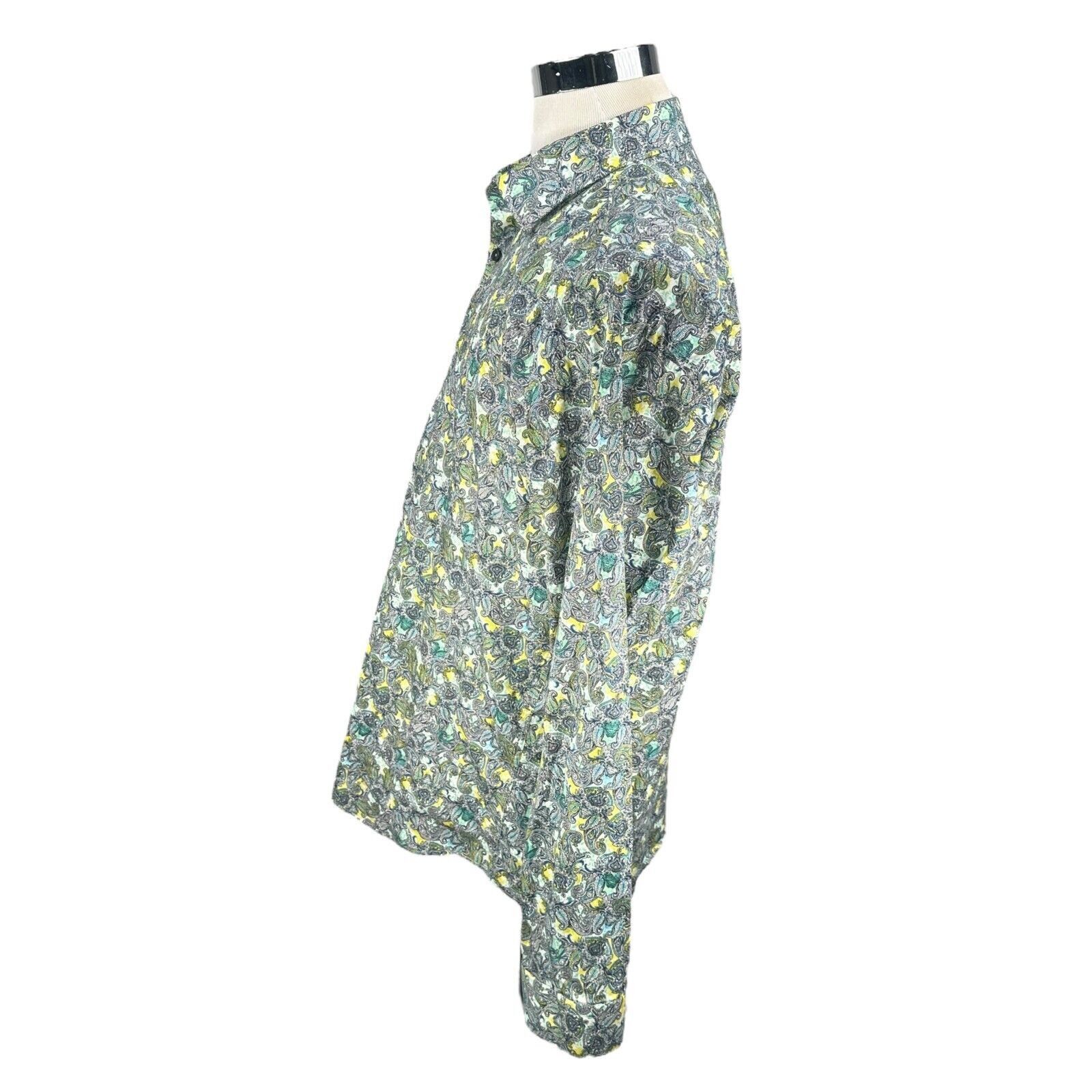 Jared Lang Jared Lang Paisley Shirt Mens 3XL XXXL Multicolor Button Up Size US XXL / EU 58 / 5 - 4 Thumbnail