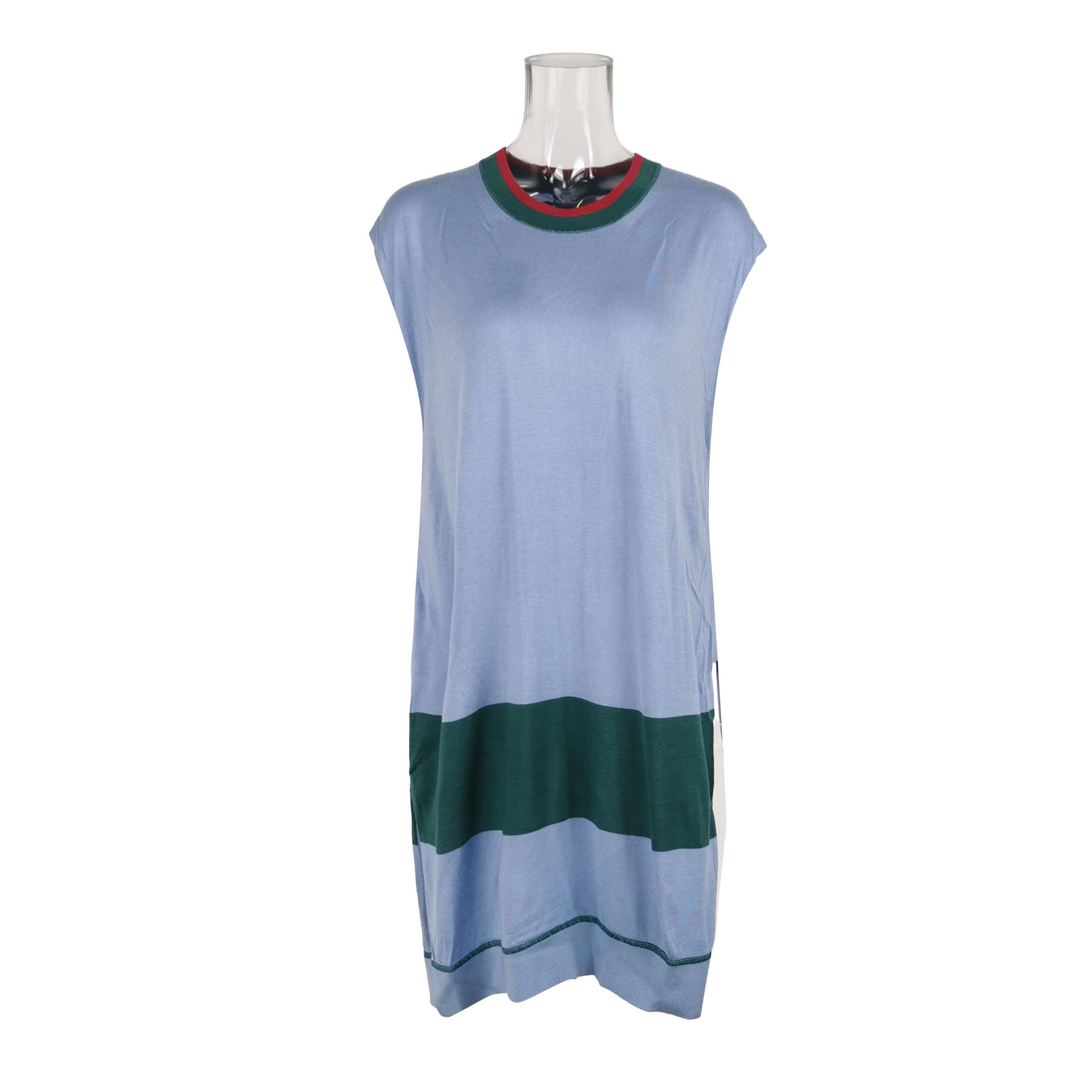 Burberry Burberry Colorblock Sleeveless Knit Top 0079 Size US L / EU 52-54 / 3 - 1 Thumbnail