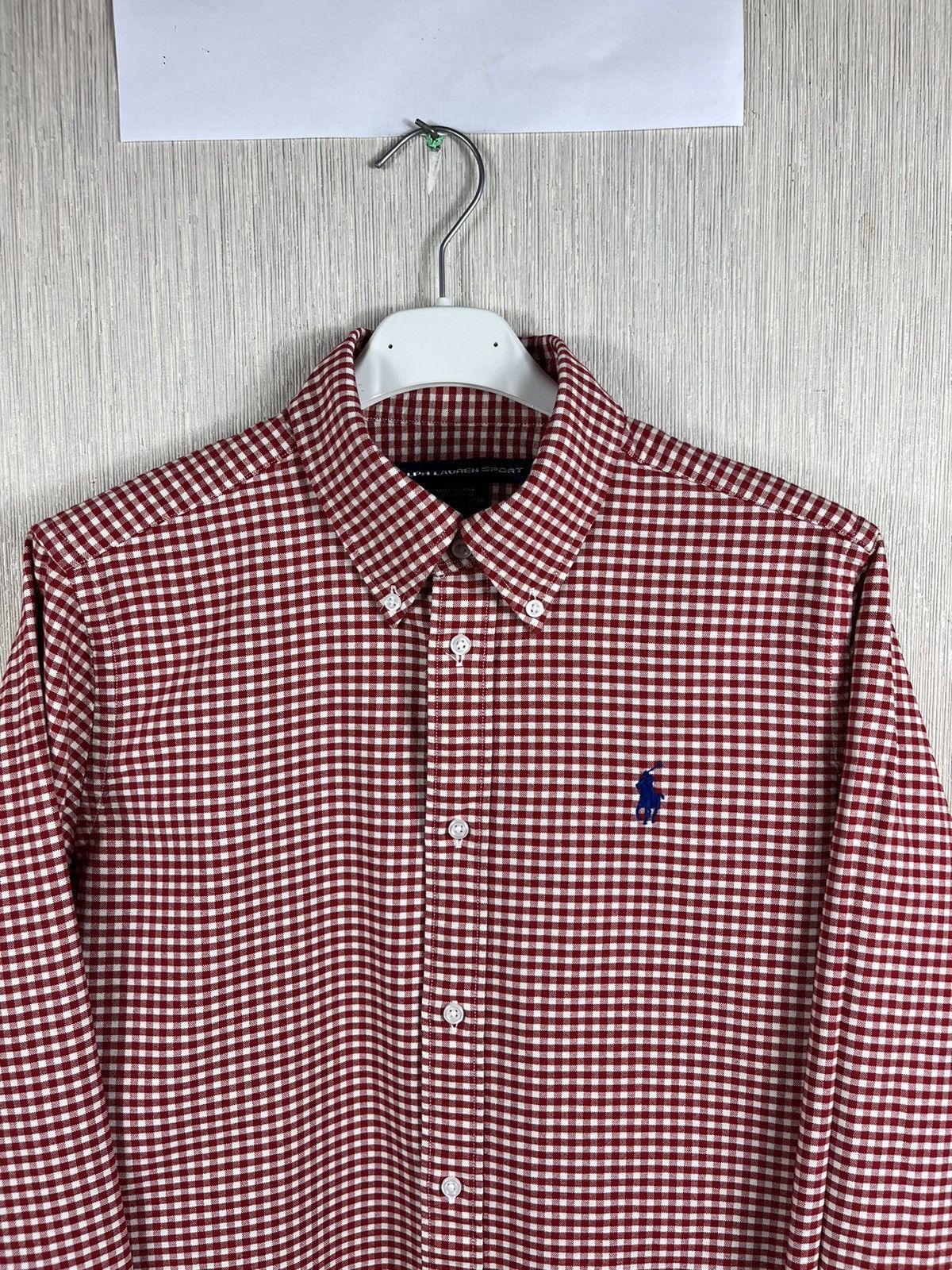 Ralph Lauren × Ralph Lauren Sport × Vintage Vintage Ralph Lauren Sport gingham classic shirt checked Size M / US 6-8 / IT 42-44 - 5 Thumbnail
