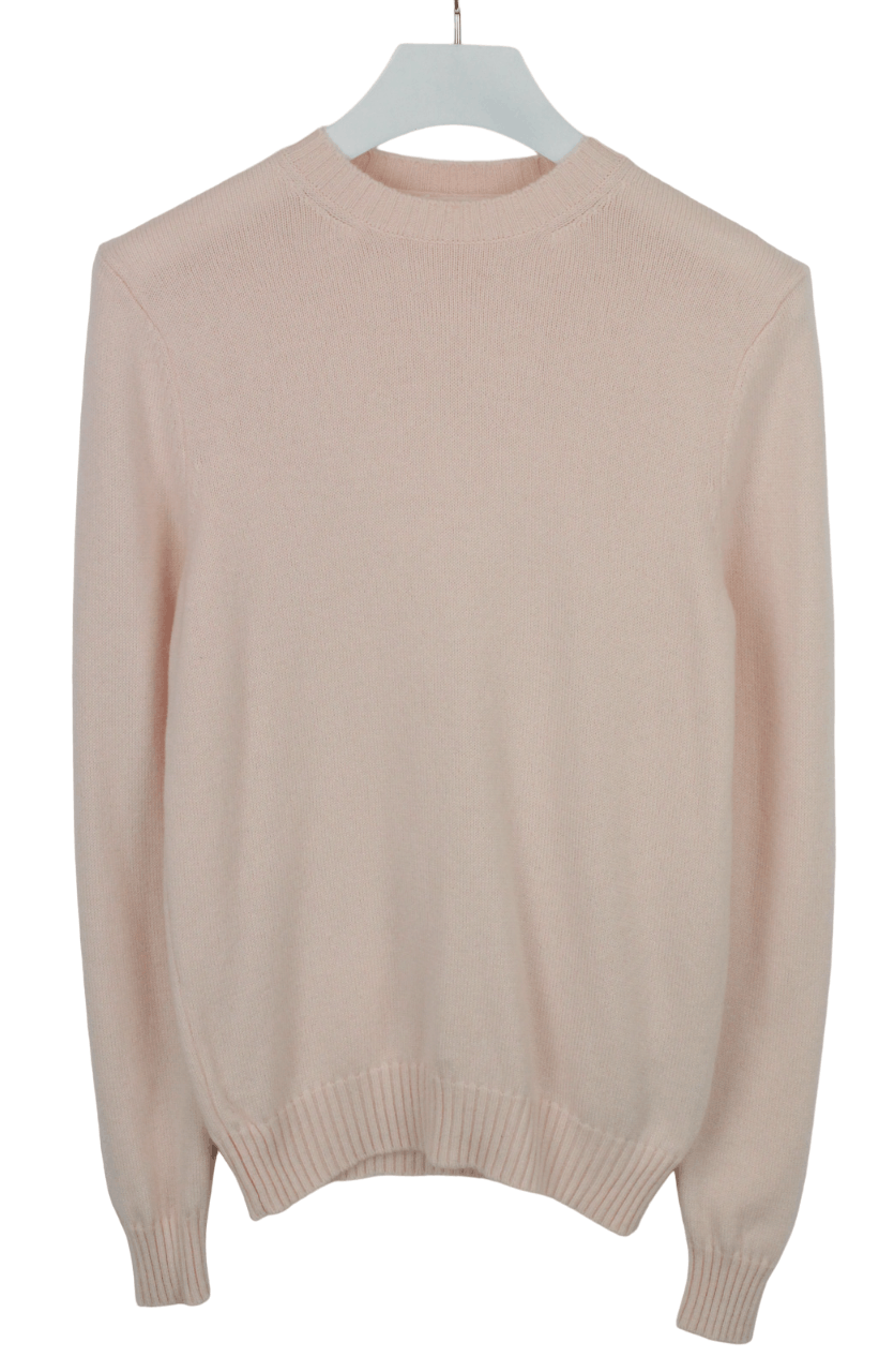 image of Suitsupply Pure Cashmere Jumper Men's Small Pullover in Pink