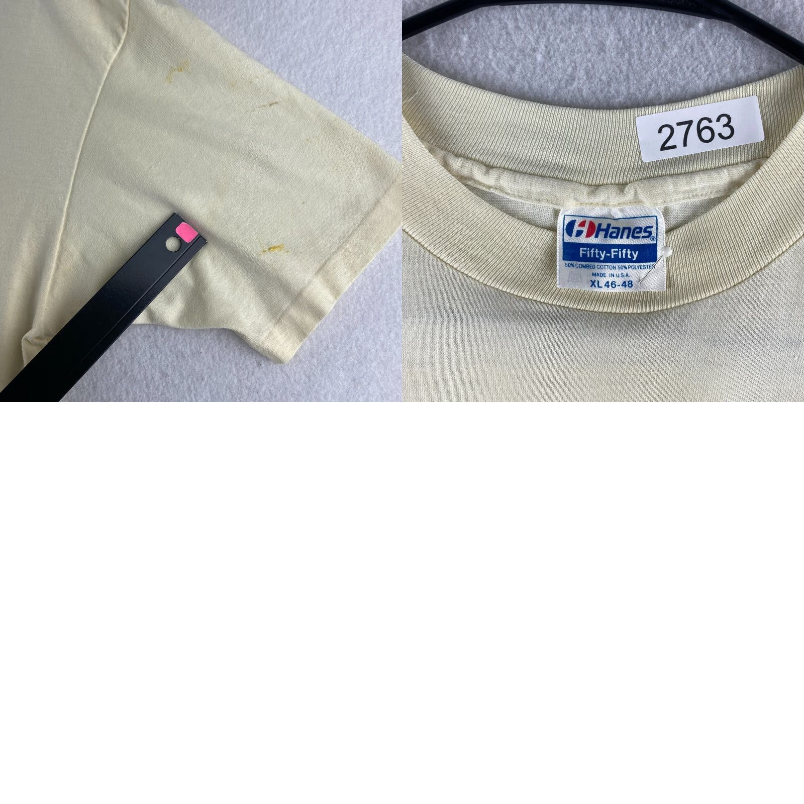 Hanes VINTAGE Hanes Shirt Mens XL Beige 1987 Plymouth Road Runner Superbird Mopar Cars Hot Rods Mens Size US XL / EU 56 / 4 - 11 Thumbnail