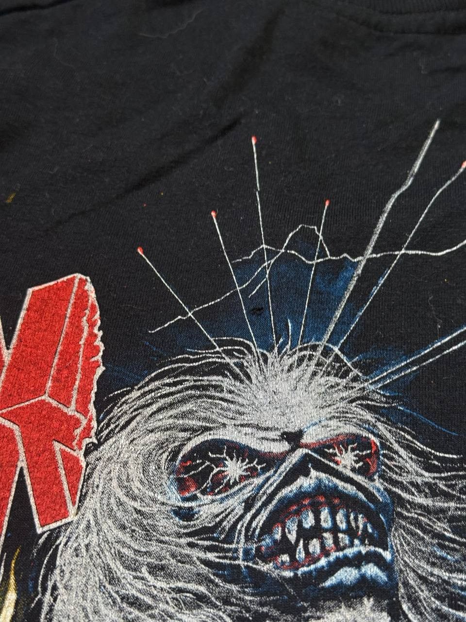 Iron Maiden Vintage y2k Iron Maiden 90 A Real Live One Rock Tour custom Size US M / EU 48-50 / 2 - 4 Thumbnail