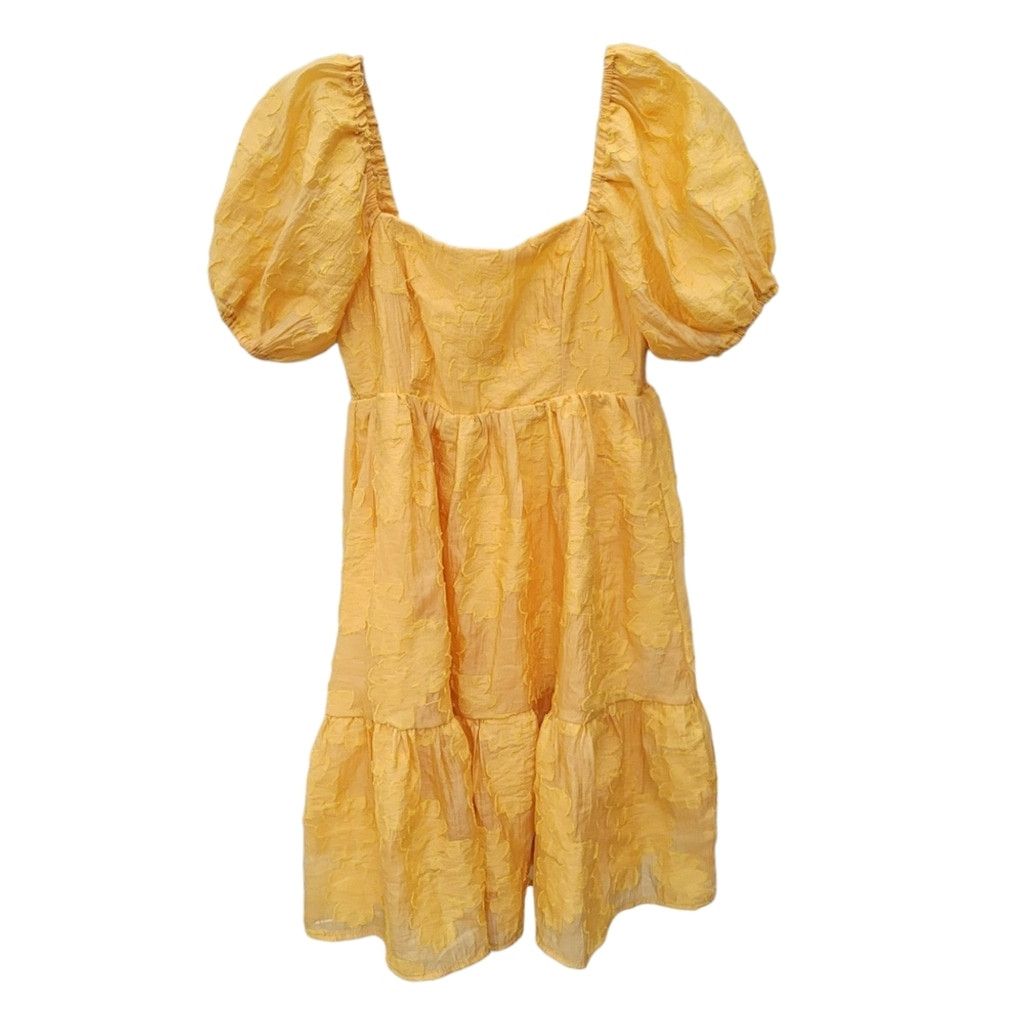 Other EUC Vici Picking Daisies Puff Sleeve Babydoll Mini Dress Size XS / US 0-2 / IT 36-38 - 8 Thumbnail