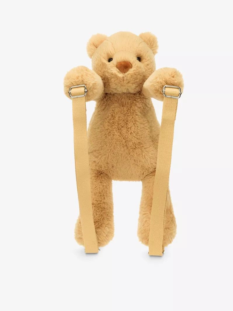 Other Jellycat Smudge Bear soft woven backpack 43cm Size ONE SIZE - 5 Thumbnail