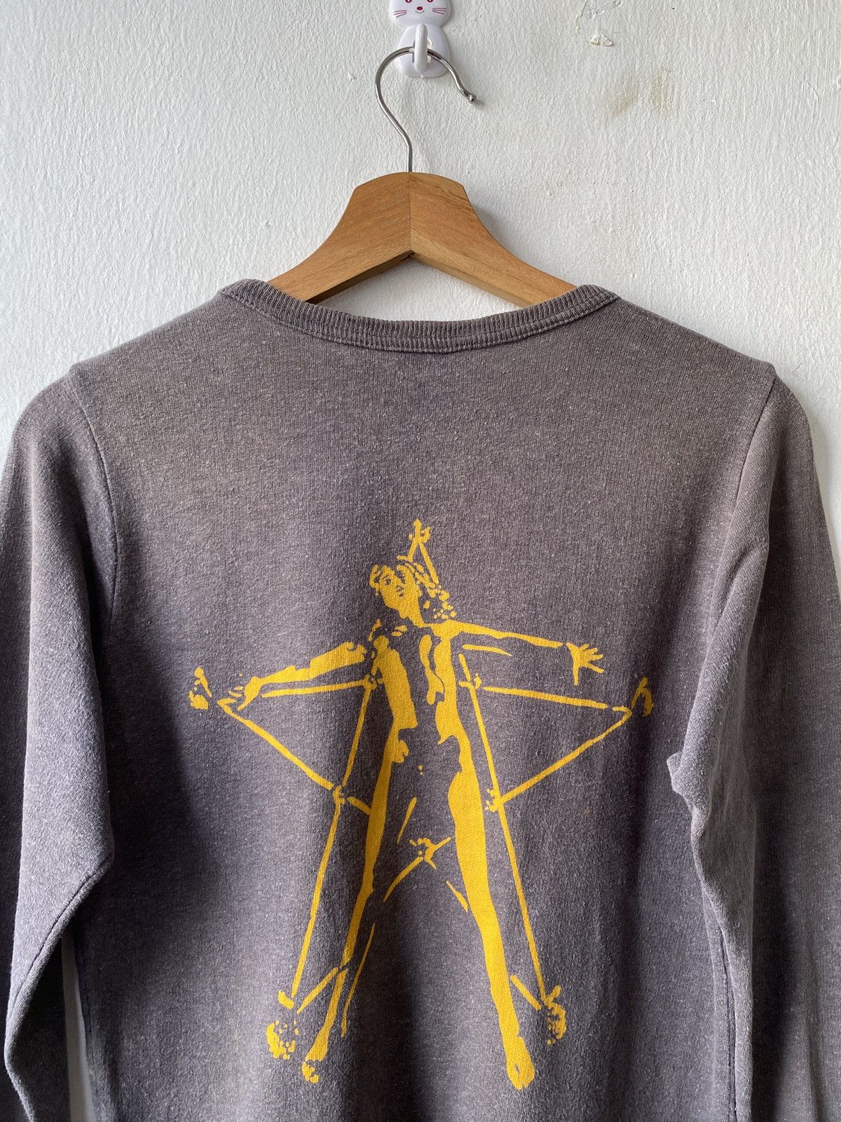 Hysteric Glamour × Japanese Brand Hysteric Glamour Electric Grey Faded Long Sleeve Shirt Size US S / EU 44-46 / 1 - 12 Thumbnail