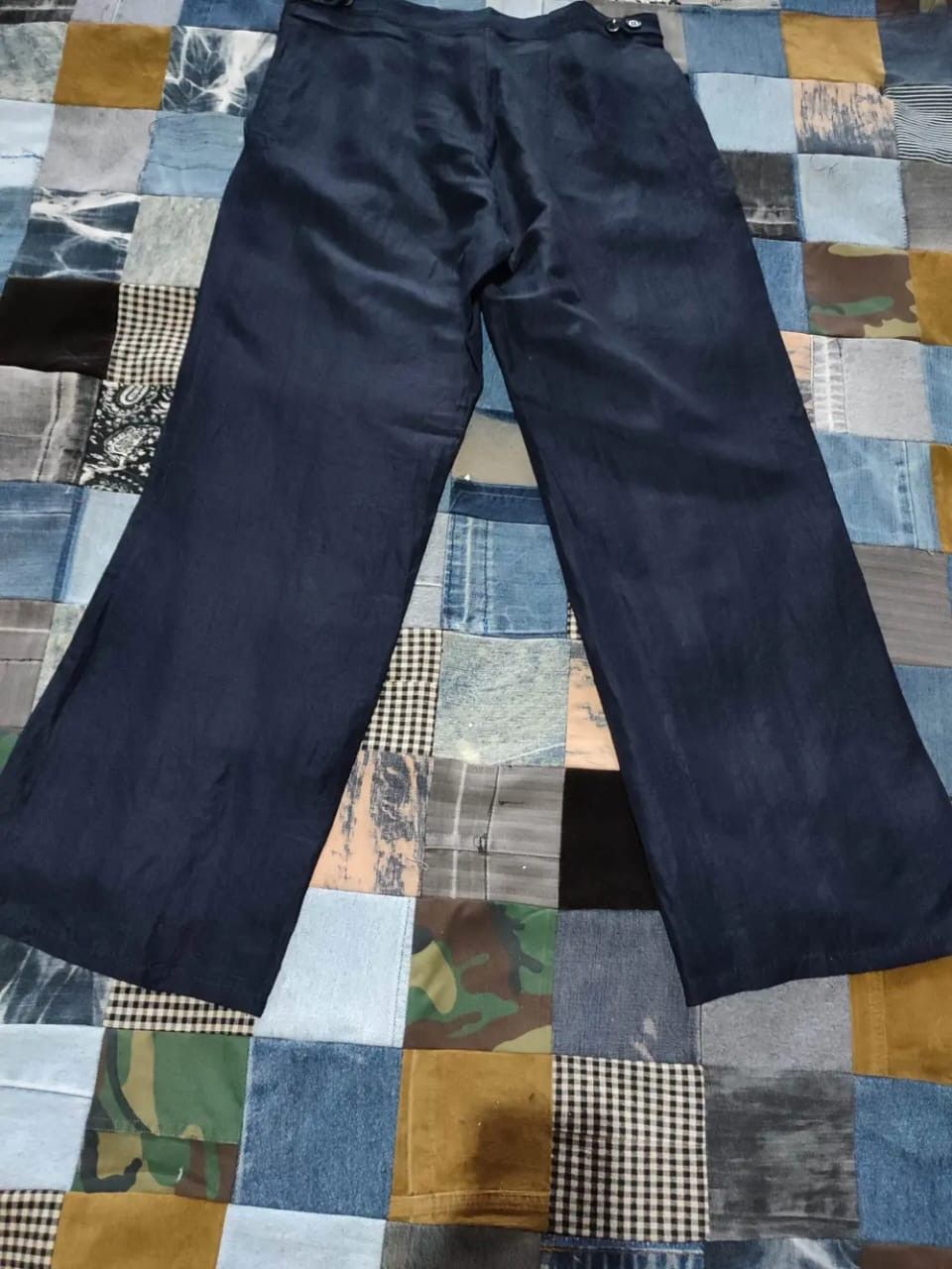 Yohji Yamamoto Yohji Yamamoto + Noir Rayon & Ramie Material Pants Size US 30 / EU 46 - 8 Thumbnail