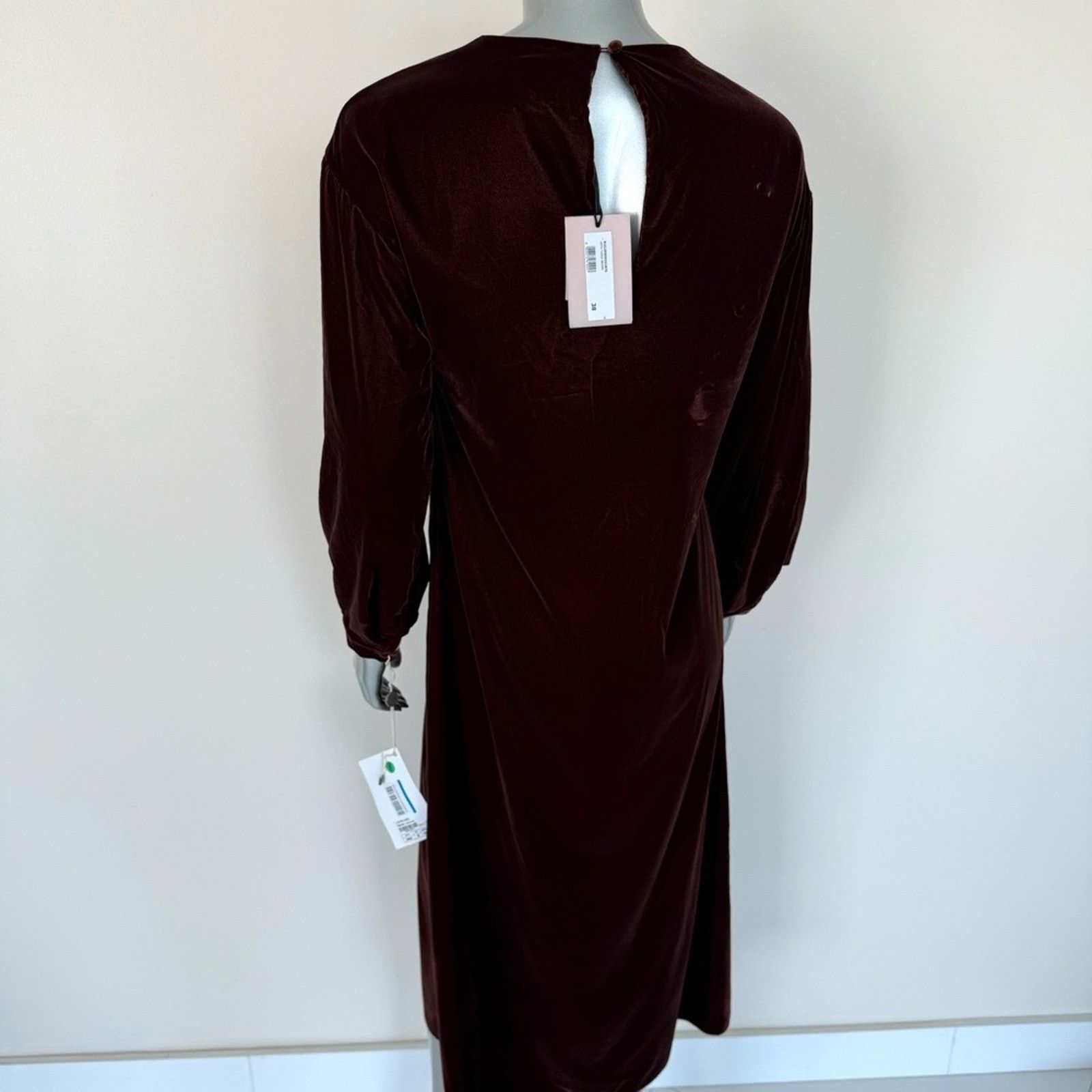 Other NWT! L’Autre Chose brown velvet dress, size XS, MSRP.636$ Size XS / US 0-2 / IT 36-38 - 3 Thumbnail