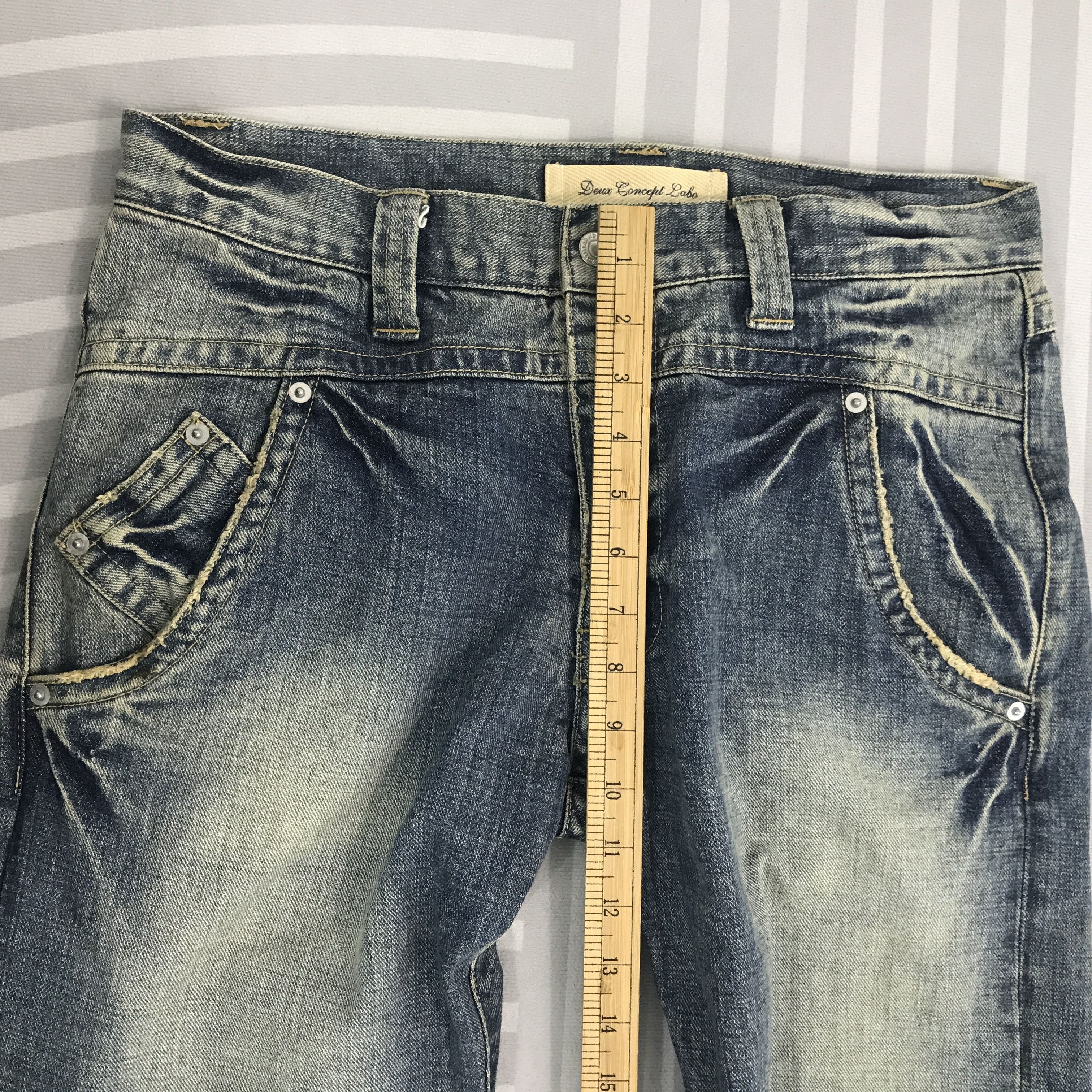 Japanese Brand × Vintage Vintage Duese Concept Labo Denim jeans pants Size US 32 / EU 48 - 8 Thumbnail
