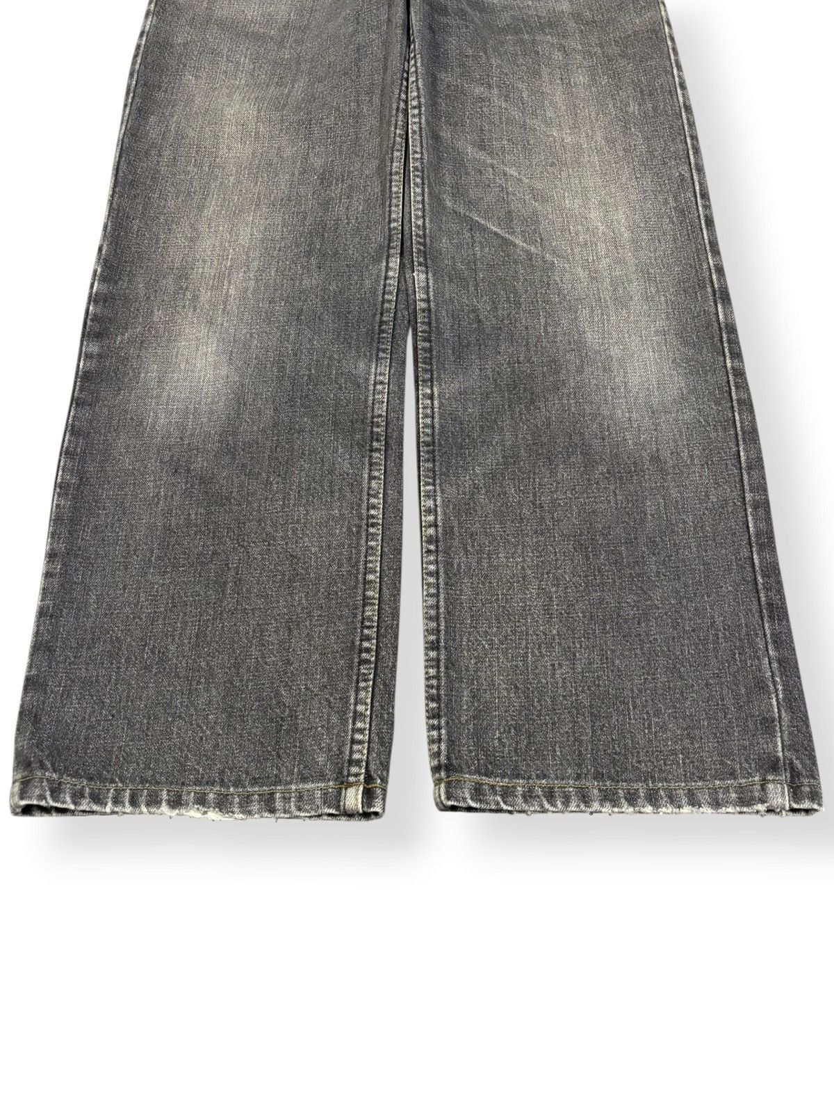 Levi's Vintage Y2K Levis 533 Charcoal Black Faded Wash Jeans Size US 30 / EU 46 - 7 Thumbnail