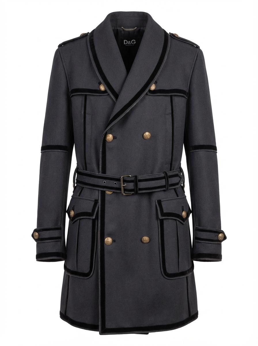 Dolce & Gabbana F/W 2009 HEAVY ARMY COAT Size US M / EU 48-50 / 2 - 1 Thumbnail