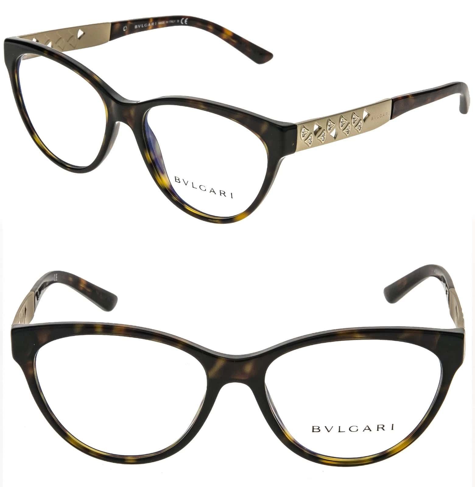 Bvlgari BVLGARI BV4154B 4154 DIVAS DREAM Brown Gold Fan Eyeglasses Size ONE SIZE - 1 Thumbnail
