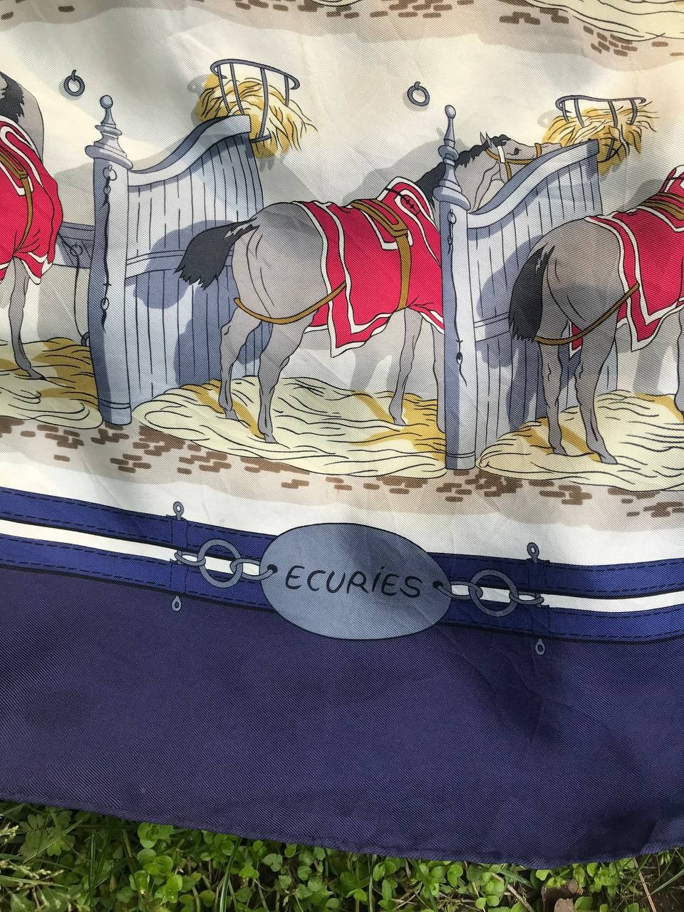 Hermes × Vintage Vintage Hermes Scarf Size ONE SIZE - 4 Thumbnail