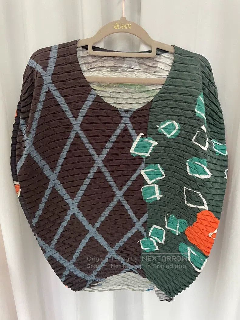 Issey Miyake Issey Miyake Sleeveless Top Color Block Size M / US 6-8 / IT 42-44 - 1 Thumbnail
