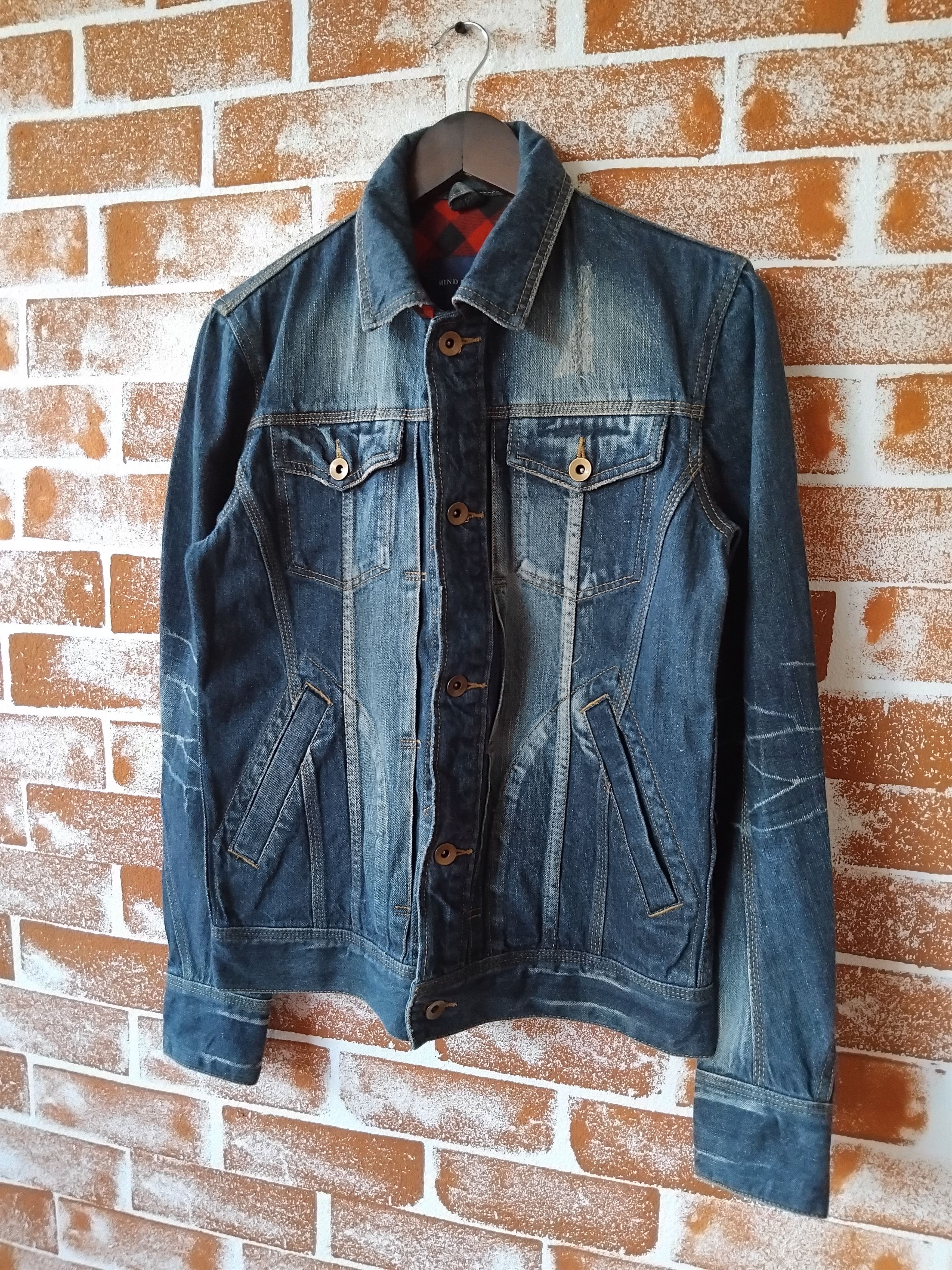 If Six Was Nine 💥Mind Blow Japanese style acid wash denim jacket Size US M / EU 48-50 / 2 - 2 Thumbnail
