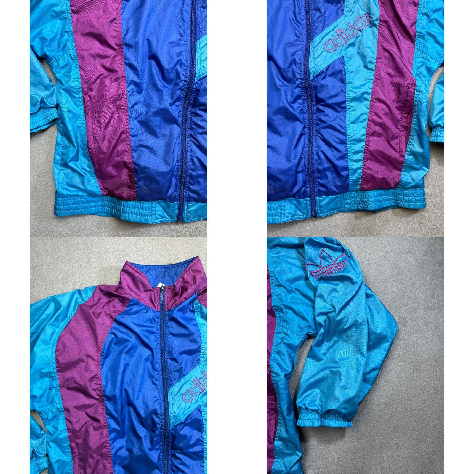 Adidas VINTAGE adidas Tracksuit Top Zip Jacket Mens S Blue Track Jacket Mens S Blue Adidas Shirt? (note: this line is incorrect per constraints) Size 36R - 9 Thumbnail