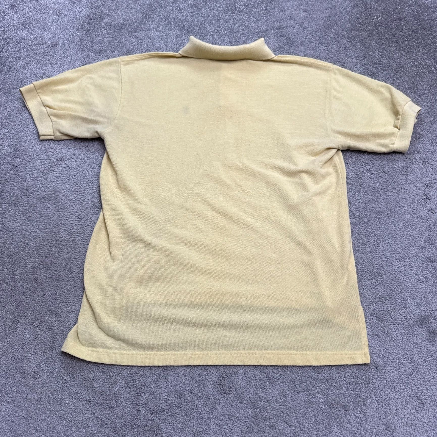 Polo Ralph Lauren Vintage Polo Ralph Lauren Polo Shirt Mens XL Yellow Blue Logo Short Sleeve Cotton Size US XL / EU 56 / 4 - 2 Thumbnail