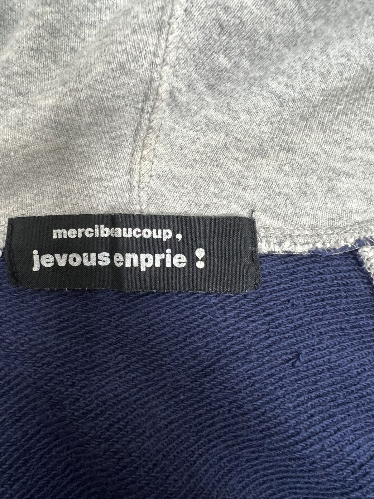 mercibeaucoup Vtg Mercibeaucoup, Je Vous Enprie! Varsity Hoodie Size US L / EU 52-54 / 3 - 10 Thumbnail