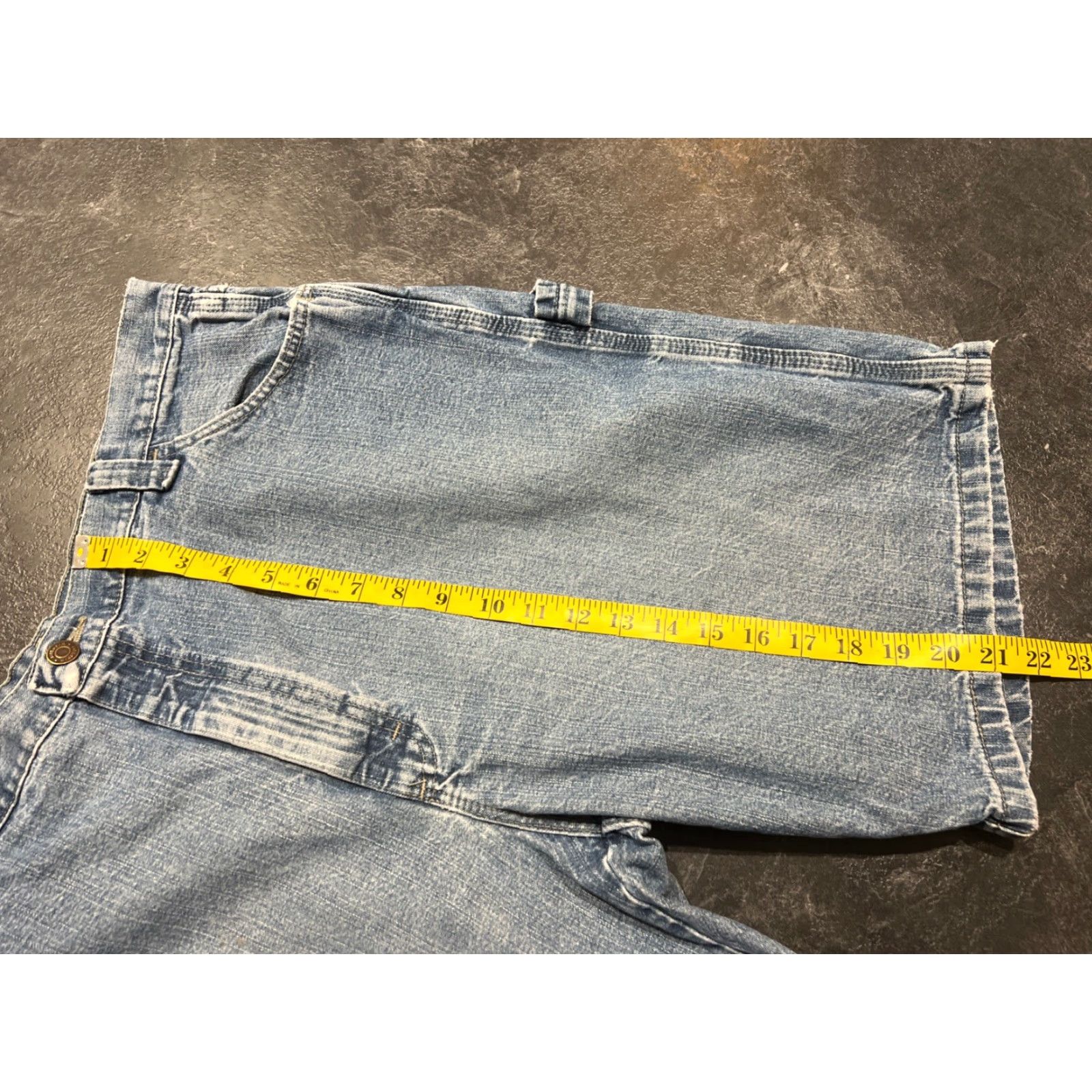 Wrangler Wrangler Shorts Mens 40 Blue Denim Carpenter Cotton Workwear Regular Fit Size US 40 / EU 56 - 7 Thumbnail