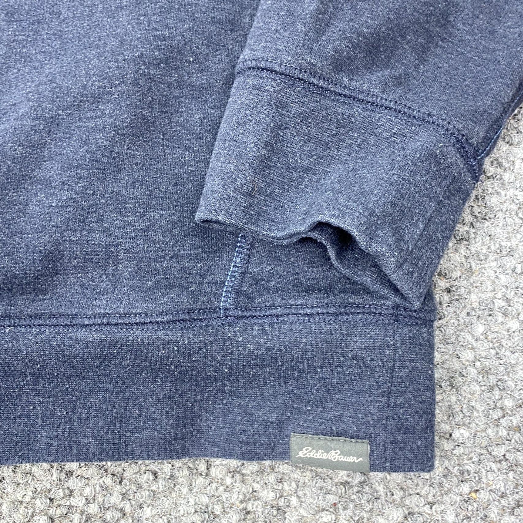 Eddie Bauer VINTAGE Eddie Bauer Sweatshirt Mens Medium Blue Sherpa Lined Quarter Zip Pullover Fleece Size US M / EU 48-50 / 2 - 2 Thumbnail