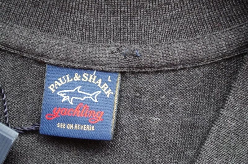 Paul & Shark RRP700€ PAUL&SHARK sz L Vest New Virgin Wool Knitted Size US L / EU 52-54 / 3 - 10 Thumbnail