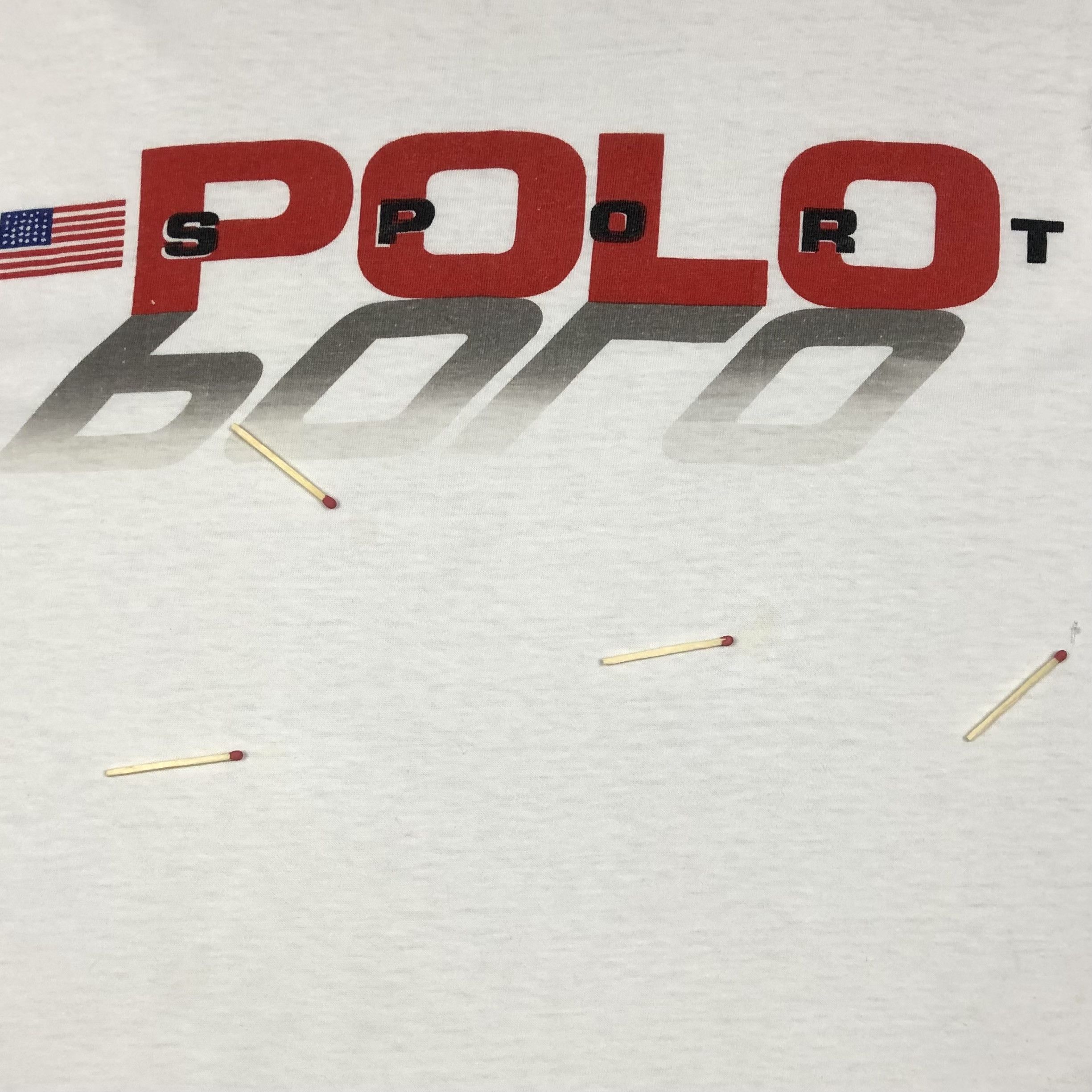 Polo Ralph Lauren 90s Polo Sport Ralph Lauren USA Tee Size US S / EU 44-46 / 1 - 7 Thumbnail