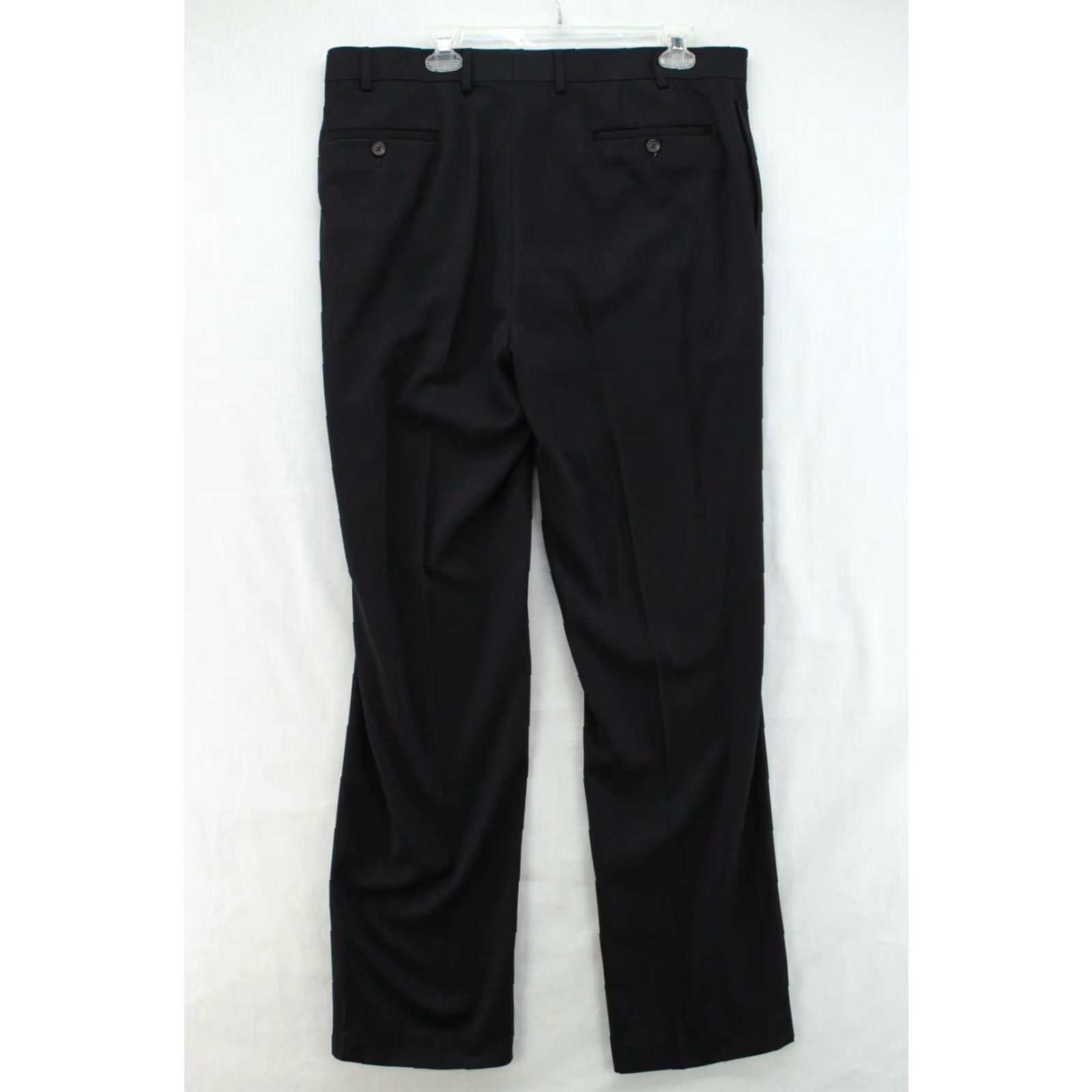 Polo Ralph Lauren Polo Ralph Lauren Dress Pants Mens 38 X 34 Black Washable Straight Leg Basic Dress Pants Size US M / EU 48-50 / 2 - 4 Thumbnail