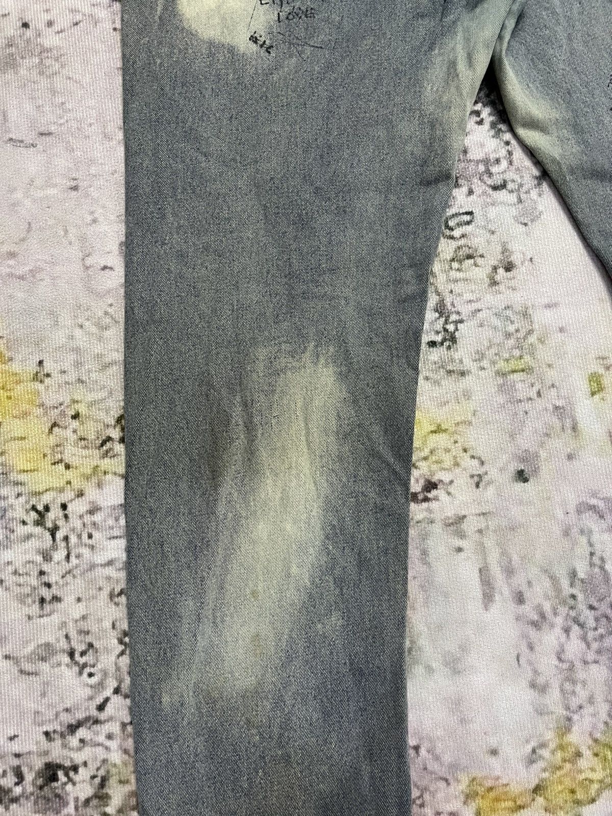 Cheap Monday × Japanese Brand Cheap Monday Japan Painted Skinnny Jeans Size US 37 - 10 Thumbnail