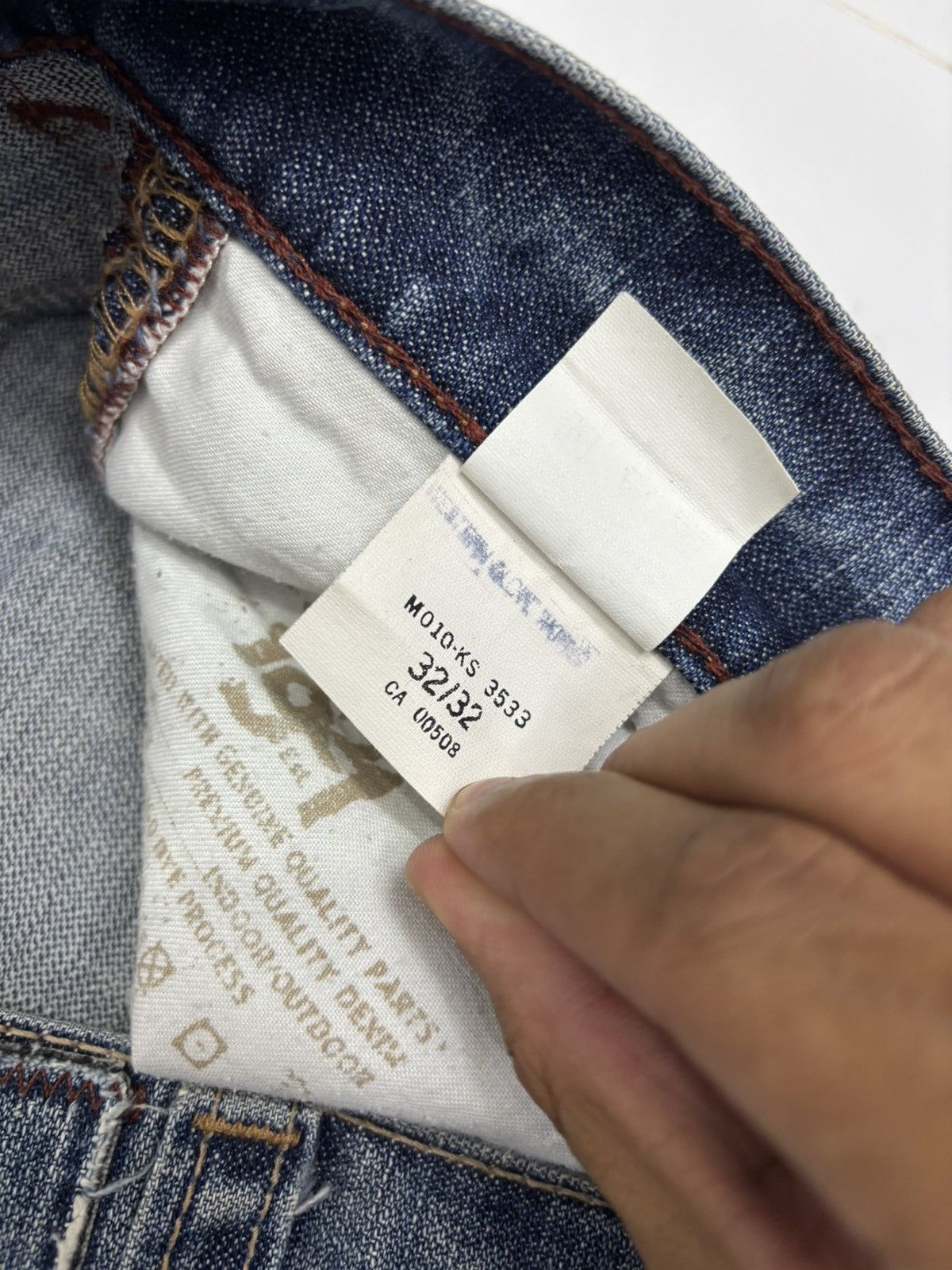 If Six Was Nine Flare Jeans Ripped Made in Canada 1921 Y2K True Religion Size US 32 / EU 48 - 14 Thumbnail