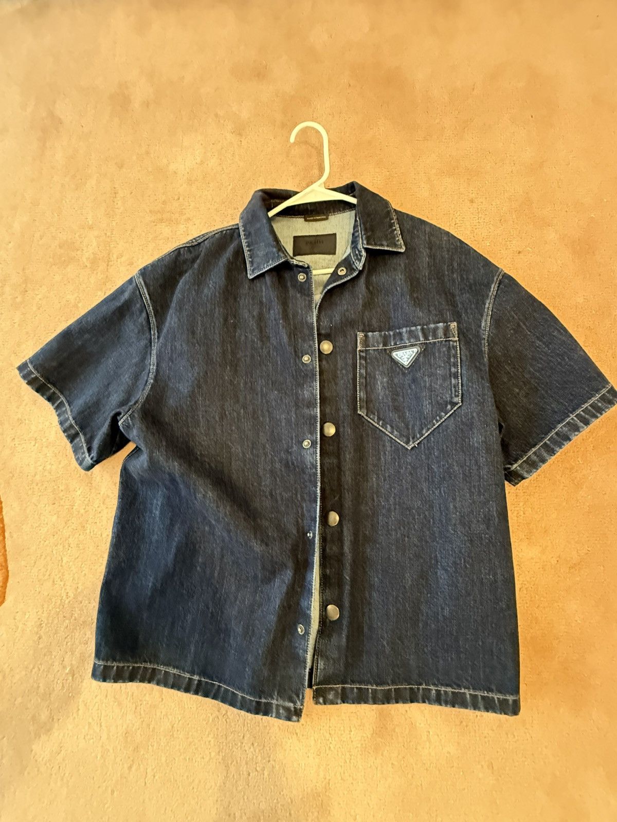 Prada Denim Shirt | Grailed