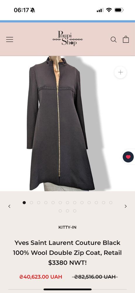 Yves Saint Laurent Yves Saint Laurent Double Zip Wool Coat Size XS / US 0-2 / IT 36-38 - 7 Thumbnail