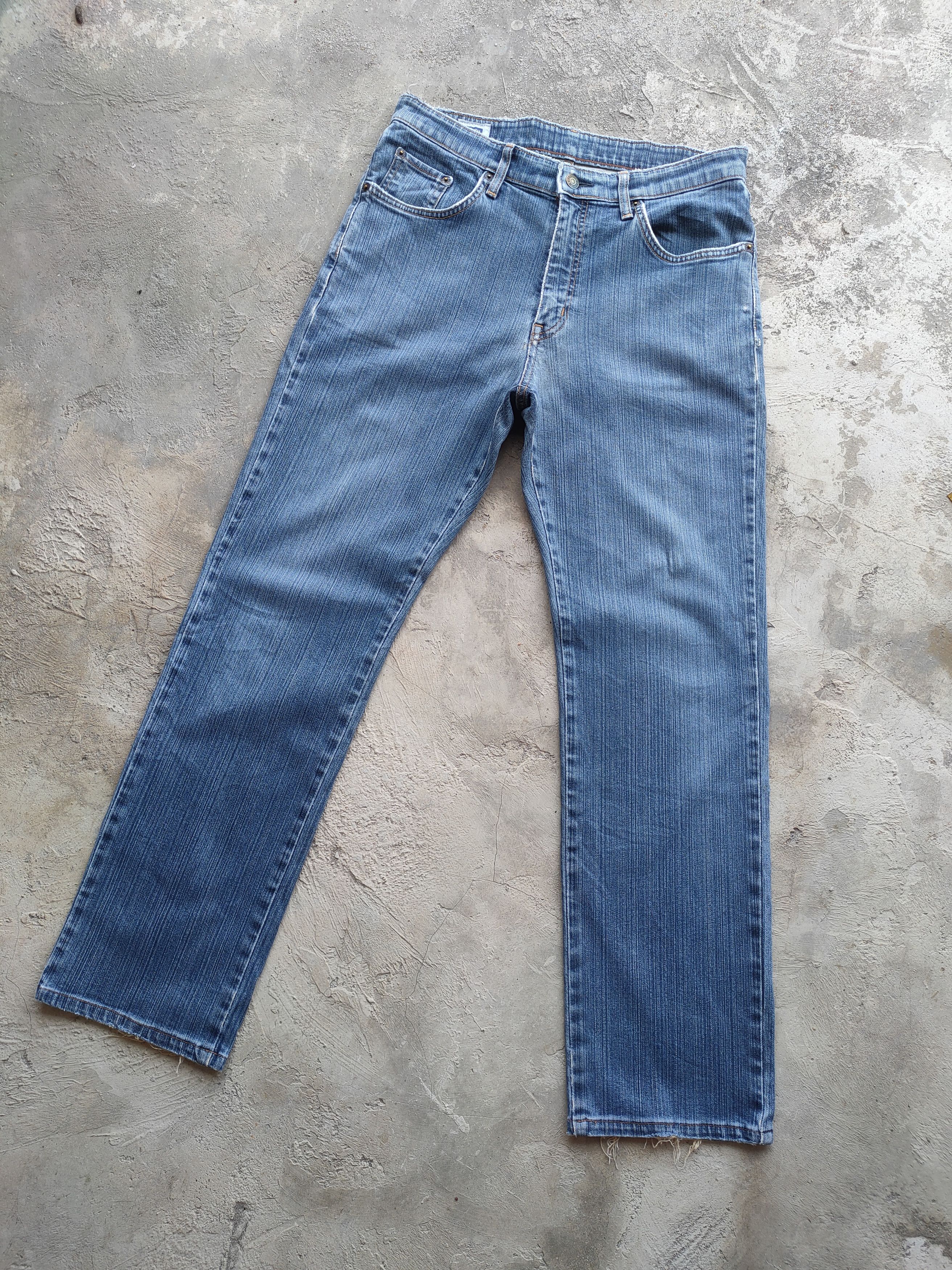 Edwin W31 VINTAGE EDWIN FADED BLUE JEANS PANTS Size US 31 - 2 Thumbnail