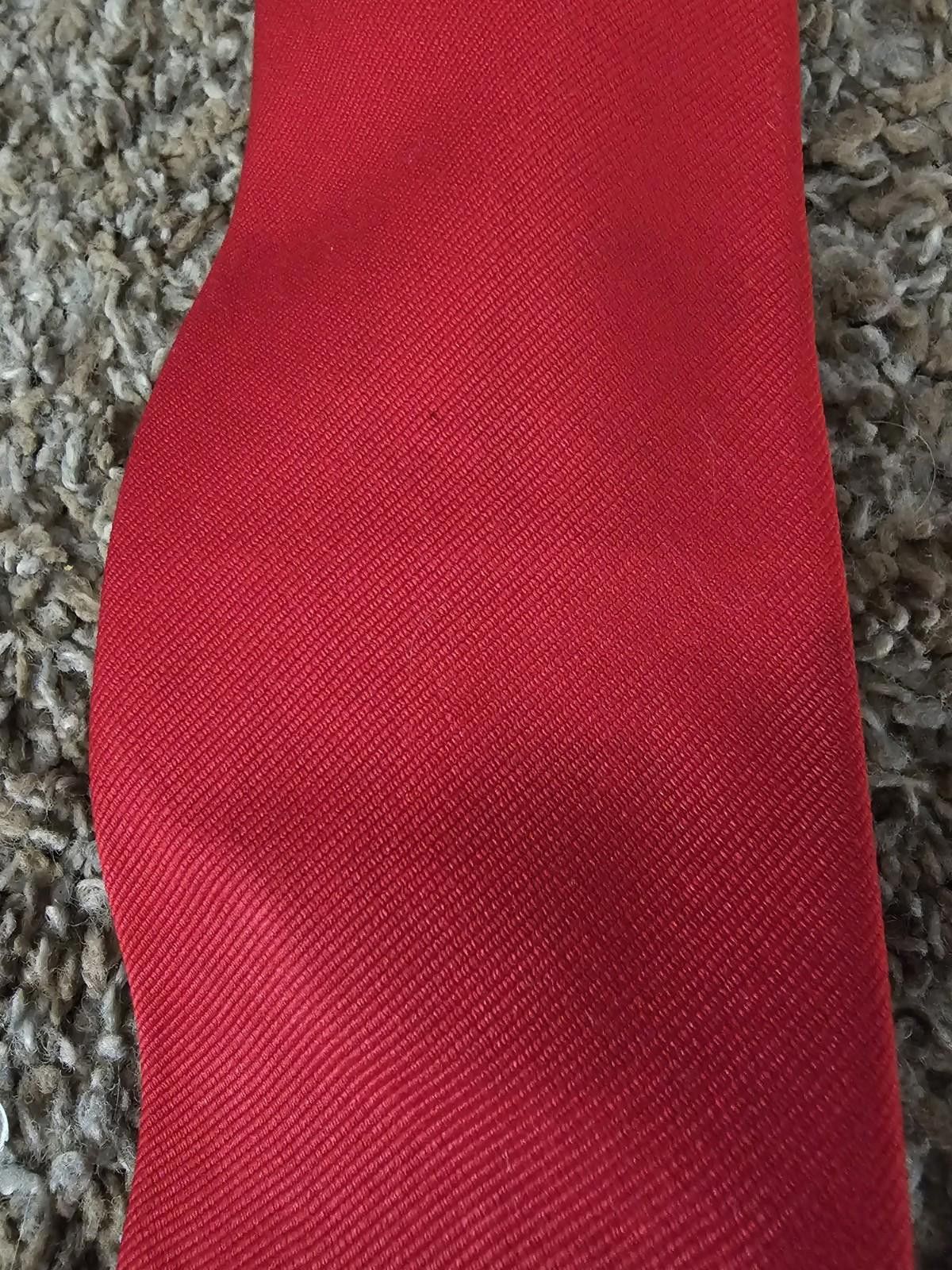 Designer chapmans red Embroidered UW WI bucky badgers necktie vintage Size ONE SIZE - 3 Thumbnail
