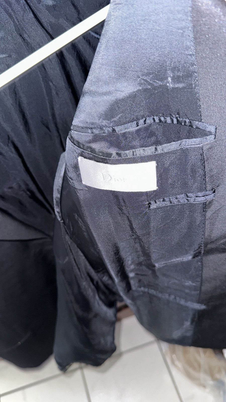 Dior Black Tux Suit and Pants Size 42R - 8 Thumbnail