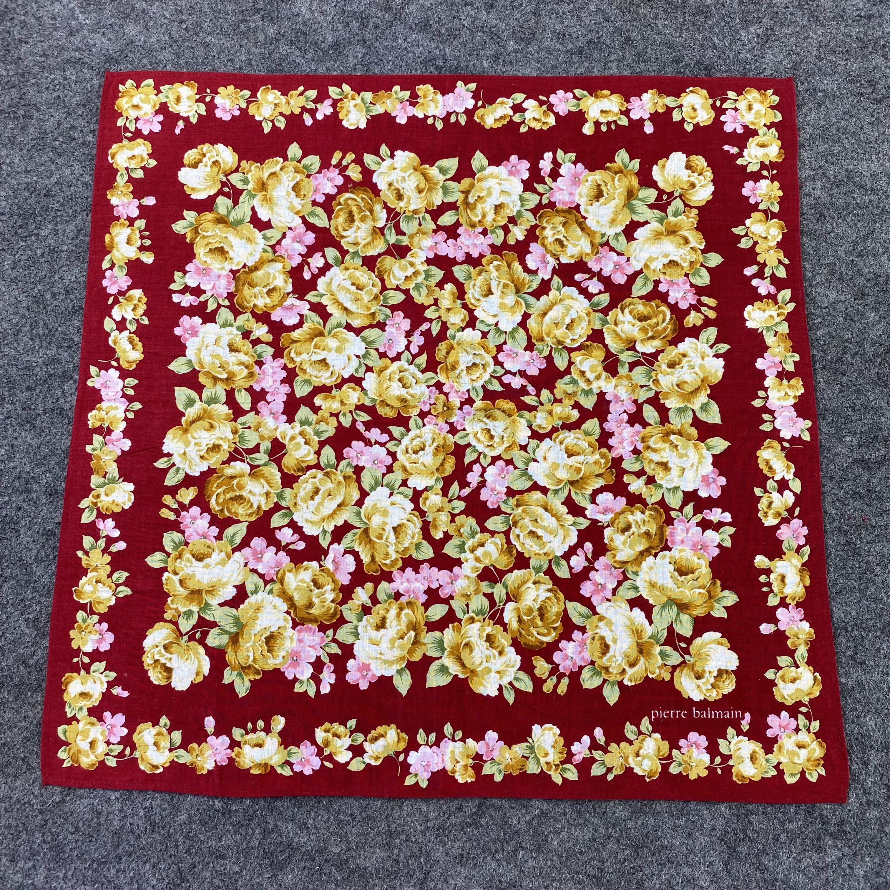 Pierre Balmain Pierre Balmain Handkerchief / Bandana / Neckerchief -B1064 Size ONE SIZE - 3 Thumbnail