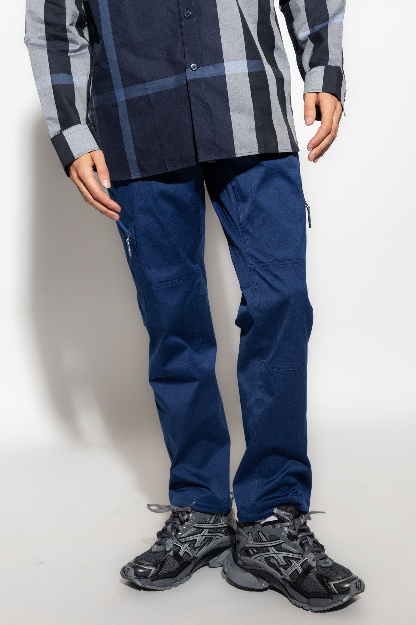 Burberry o1w1db10824 Andre Cargo Trouser in Rich Blue Size US 26 / EU 42 - 2 Thumbnail