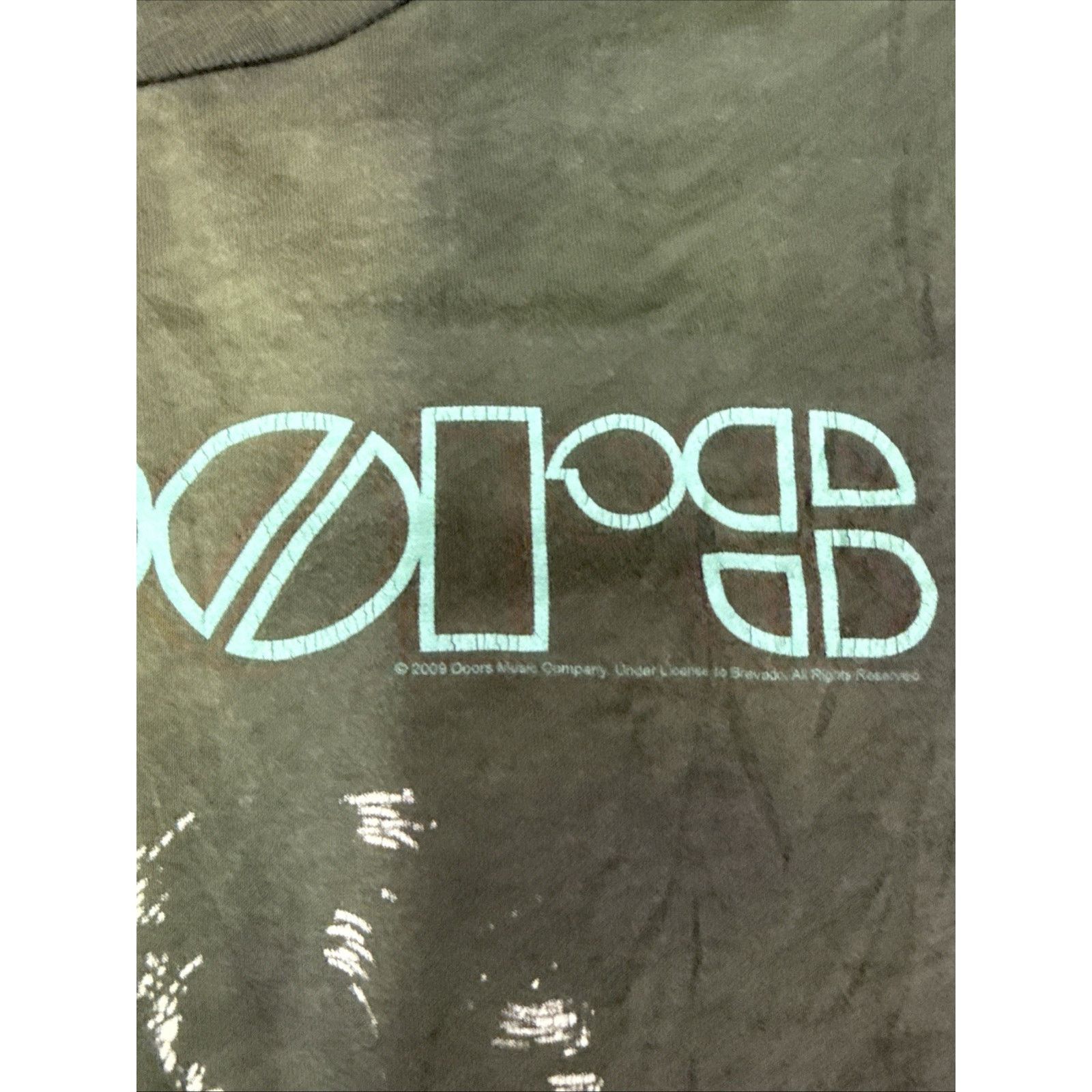 Bravado The Doors 2009 Gray faded grungy Medium Band T Shirt Size US M / EU 48-50 / 2 - 4 Thumbnail