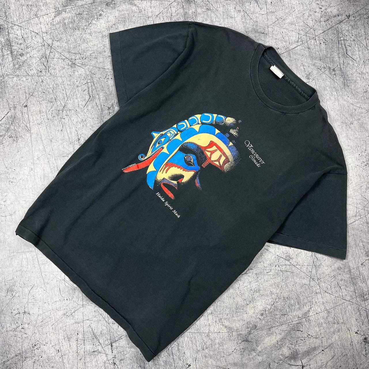 Vintage Vintage Haida Spirit Mask Crazy Tee Size US M / EU 48-50 / 2 - 2 Thumbnail