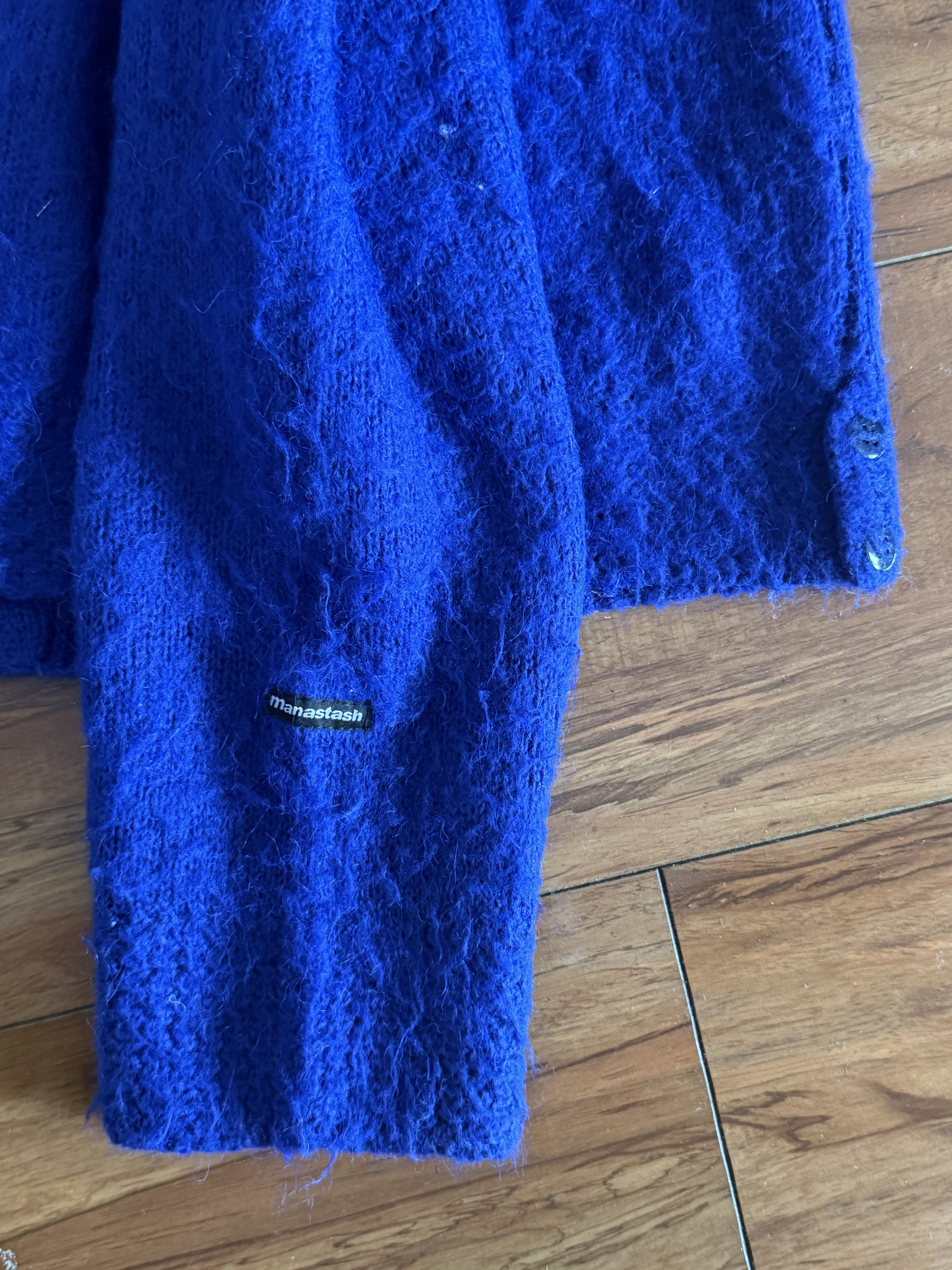 Manastash Cobalt Blue Cardigan Size US L / EU 52-54 / 3 - 4 Thumbnail