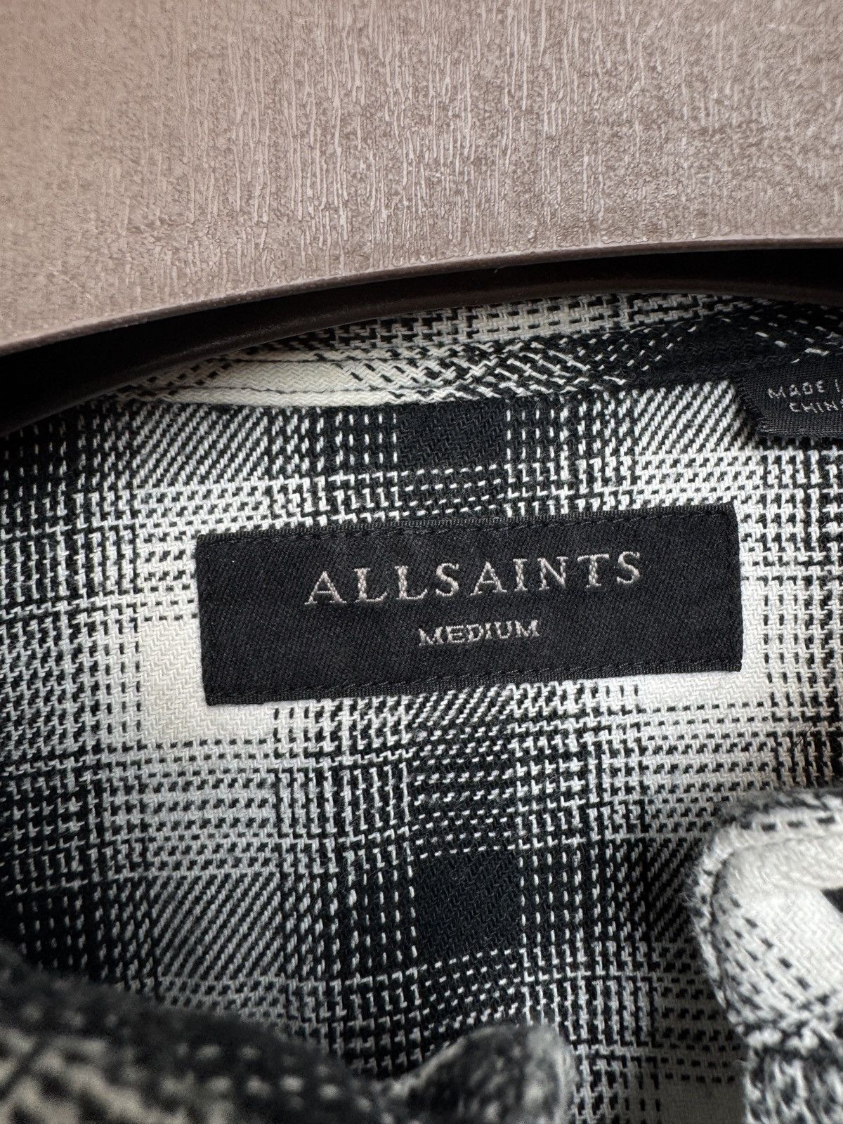 Allsaints Allsaints Lidenwood long sleeve shirt checkered flannel Size US M / EU 48-50 / 2 - 9 Thumbnail